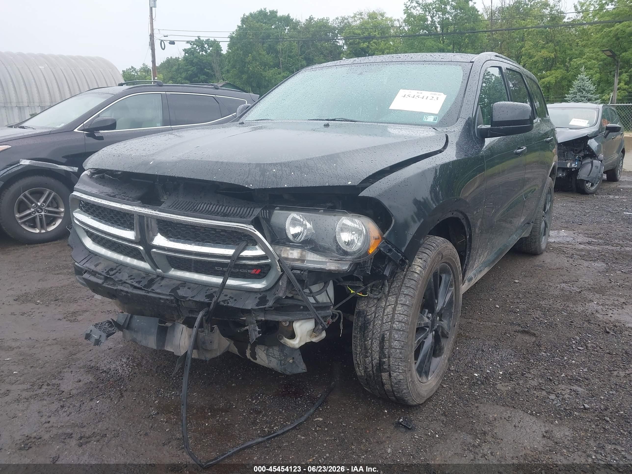 2013 Dodge Durango Sxt Black vin: 1C4RDJAG8DC682479