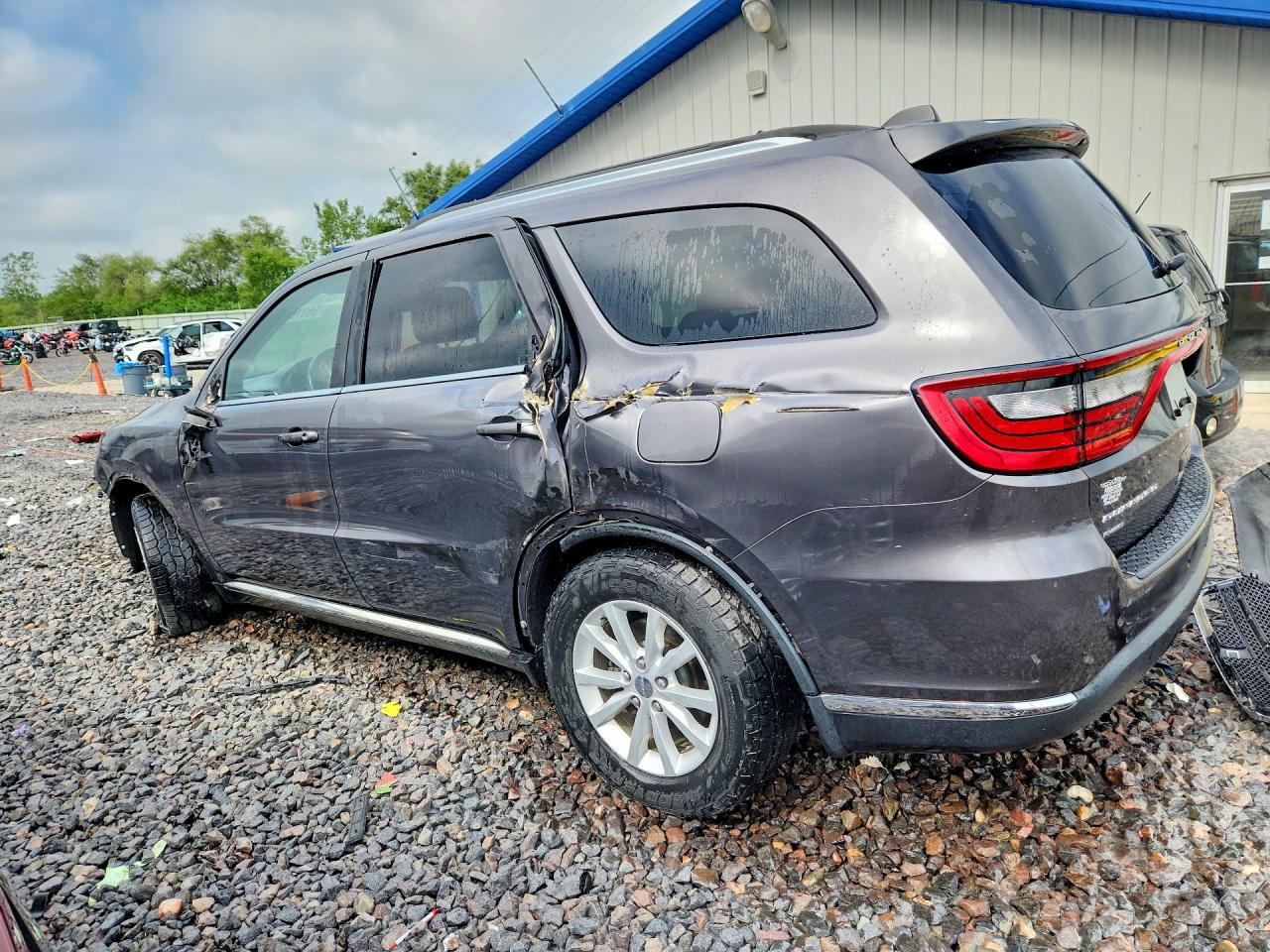 2014 Dodge Durango Sxt Gray vin: 1C4RDJAG8EC349667
