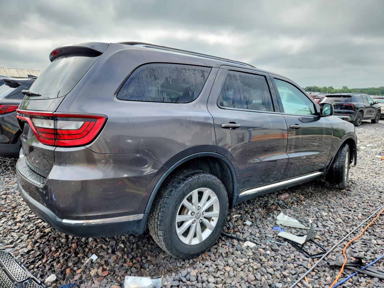 2014 Dodge Durango Sxt Gray vin: 1C4RDJAG8EC349667
