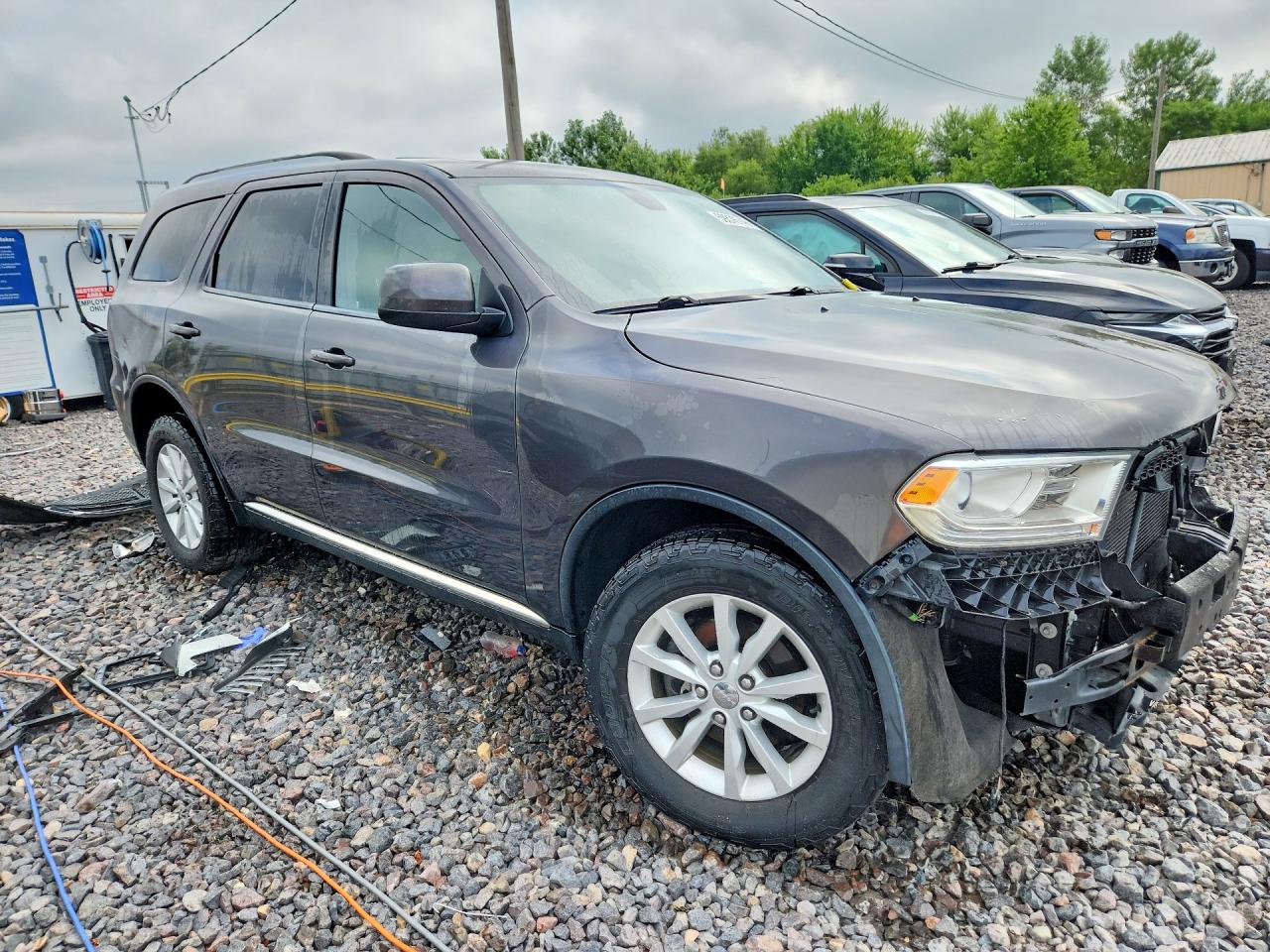 2014 Dodge Durango Sxt Gray vin: 1C4RDJAG8EC349667