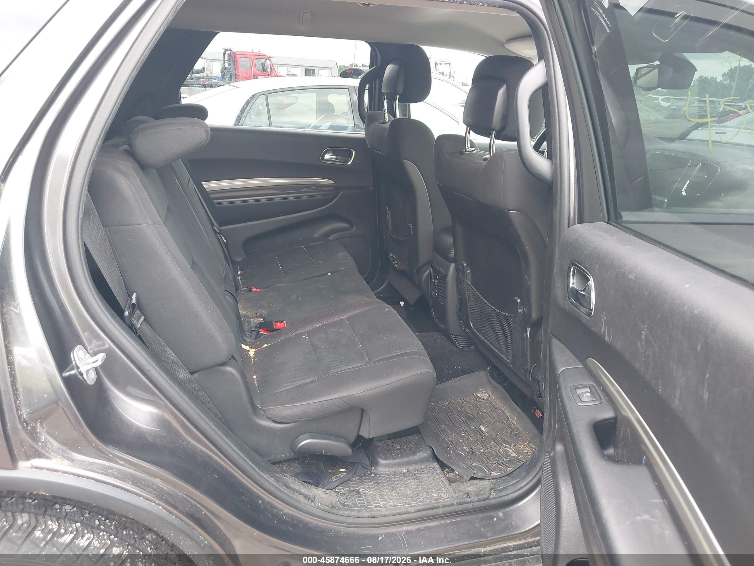 2014 Dodge Durango Sxt Gray vin: 1C4RDJAG8EC402206