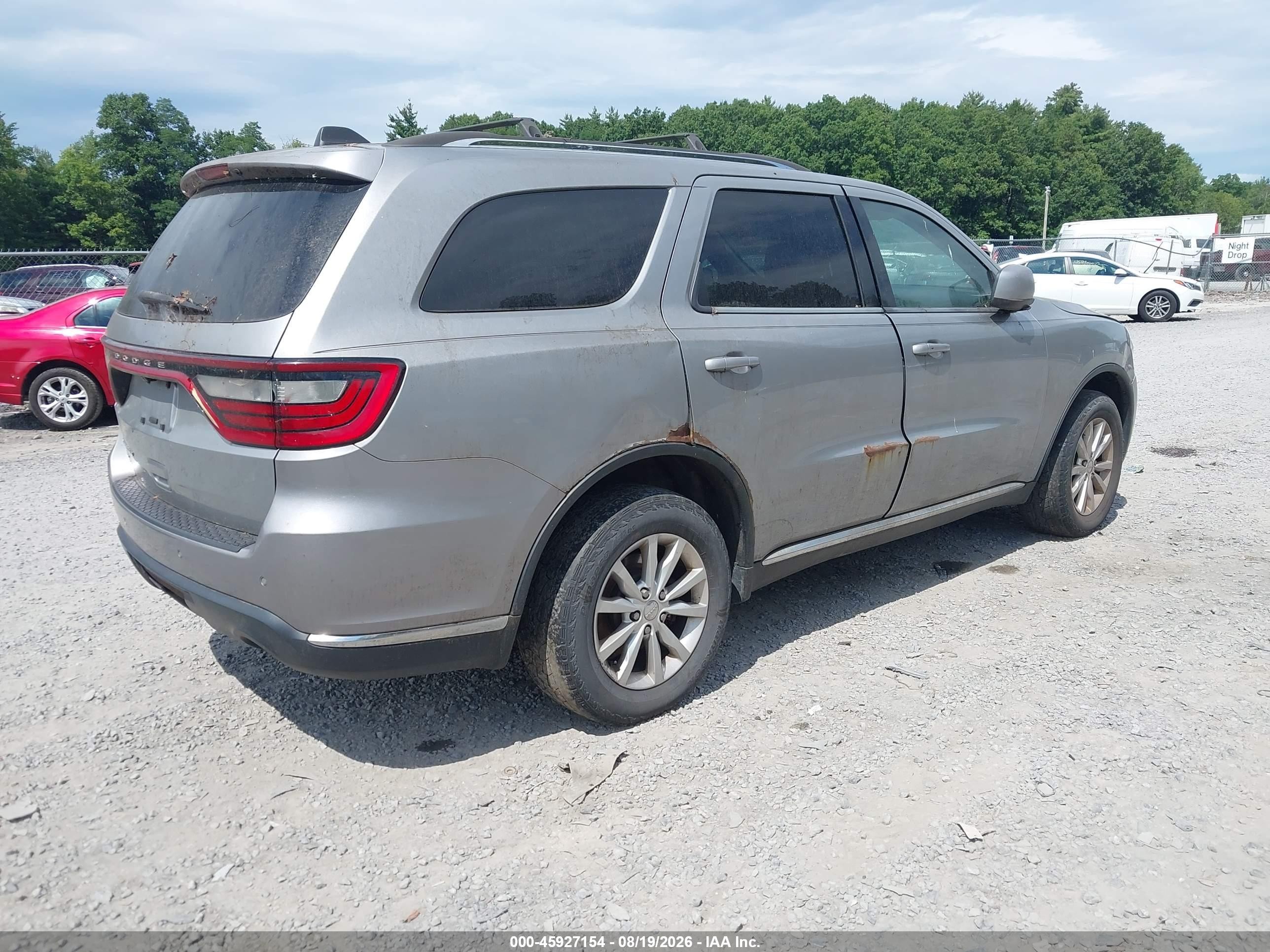 2014 Dodge Durango Sxt Pewter vin: 1C4RDJAG8EC970956