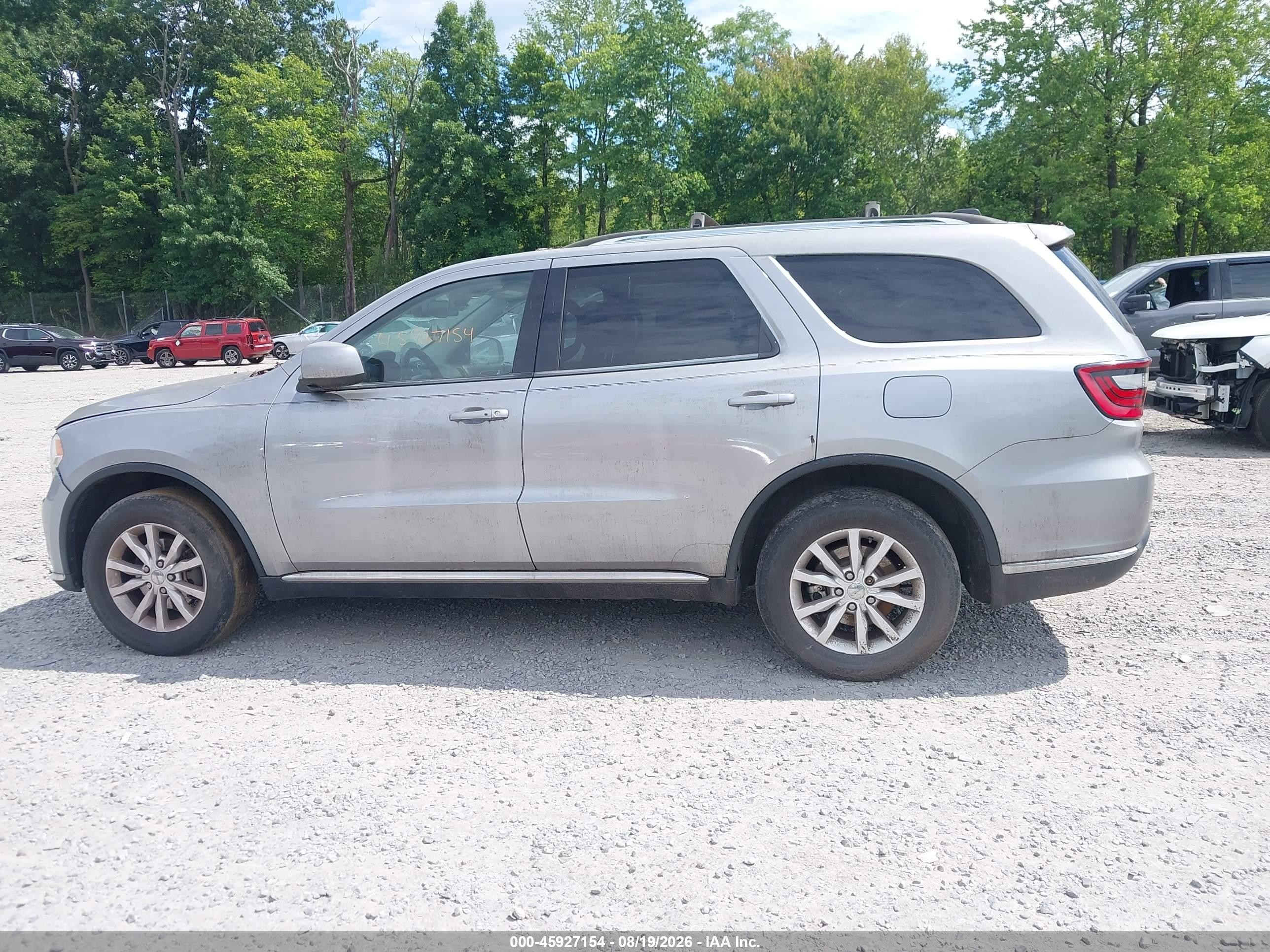 2014 Dodge Durango Sxt Pewter vin: 1C4RDJAG8EC970956
