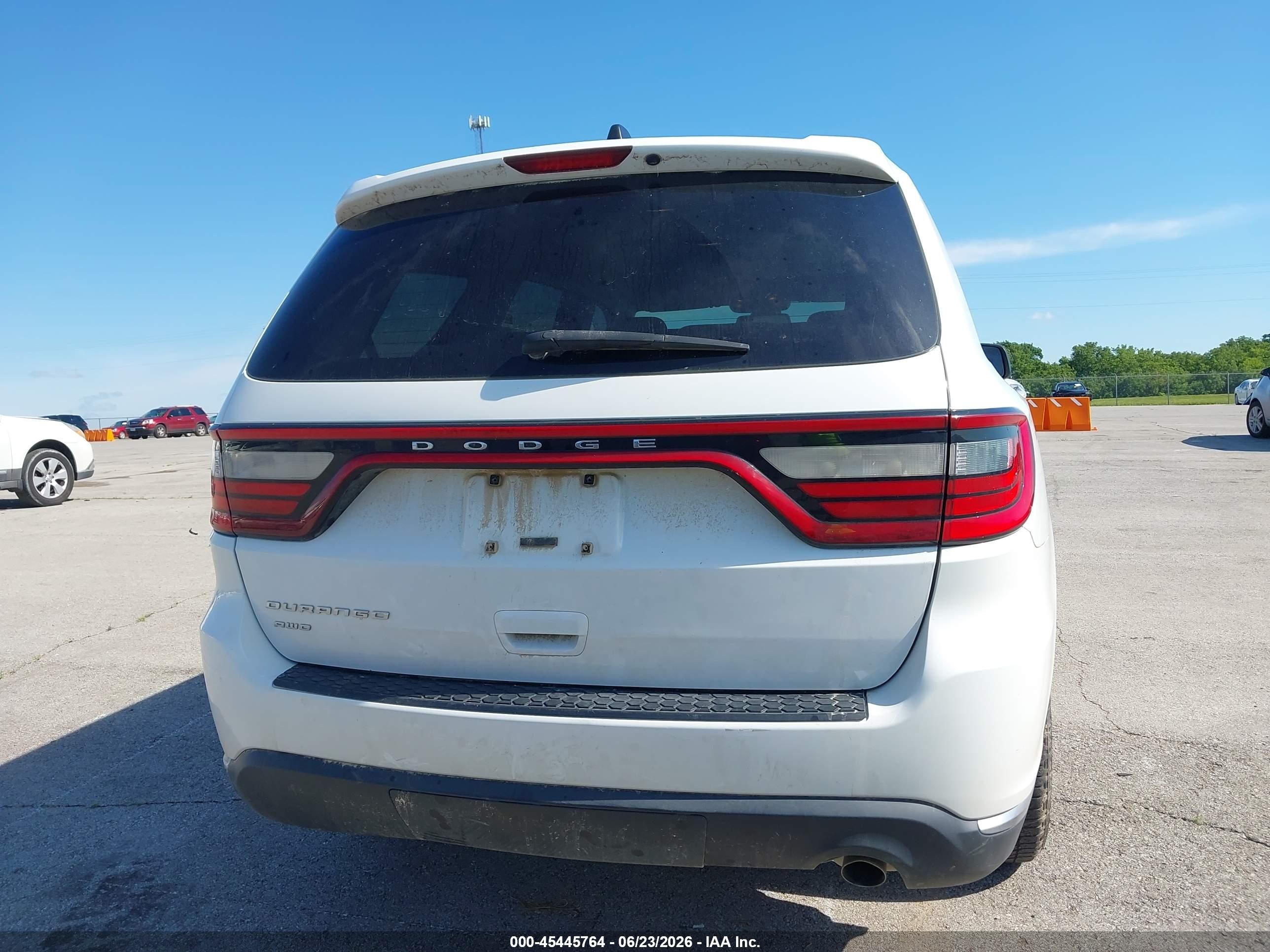2015 Dodge Durango Sxt White vin: 1C4RDJAG8FC110136