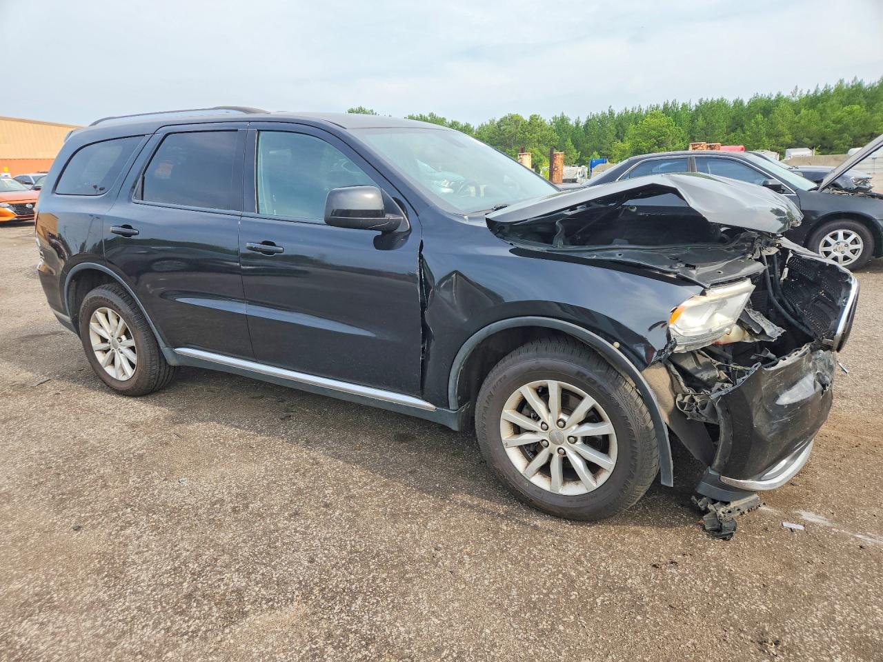 2015 Dodge Durango Sxt Black vin: 1C4RDJAG8FC245696