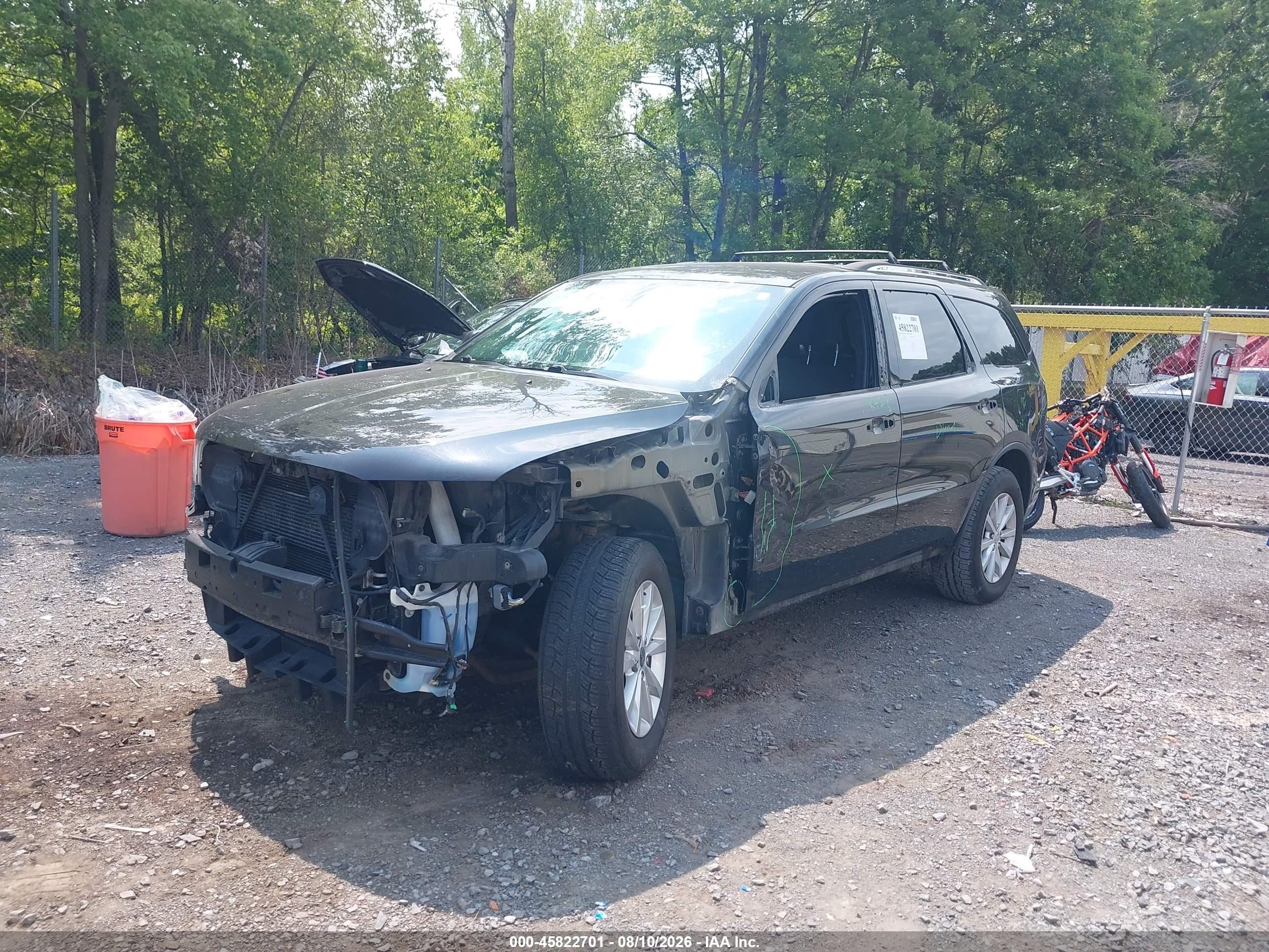 2015 Dodge Durango Sxt Черный vin: 1C4RDJAG8FC709909