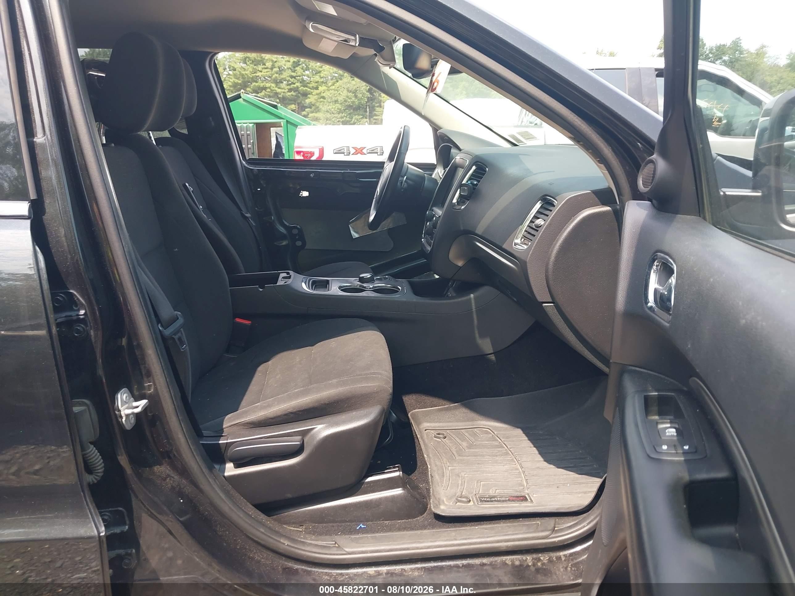 2015 Dodge Durango Sxt Черный vin: 1C4RDJAG8FC709909