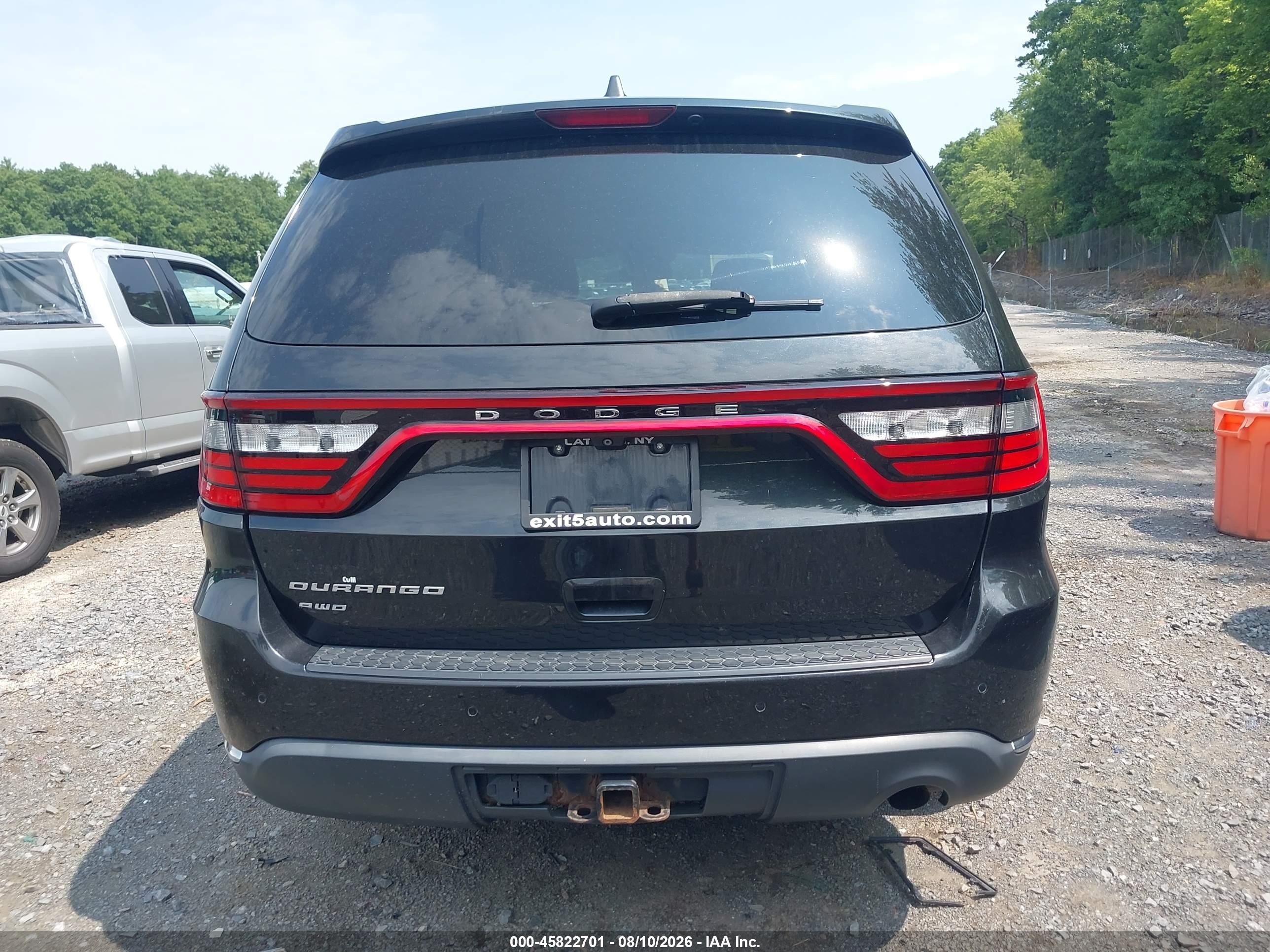 2015 Dodge Durango Sxt Черный vin: 1C4RDJAG8FC709909