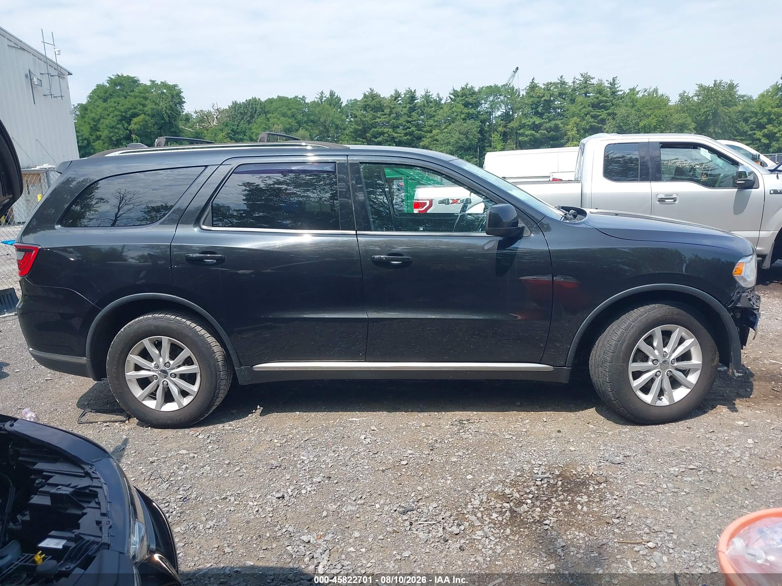 2015 Dodge Durango Sxt Черный vin: 1C4RDJAG8FC709909