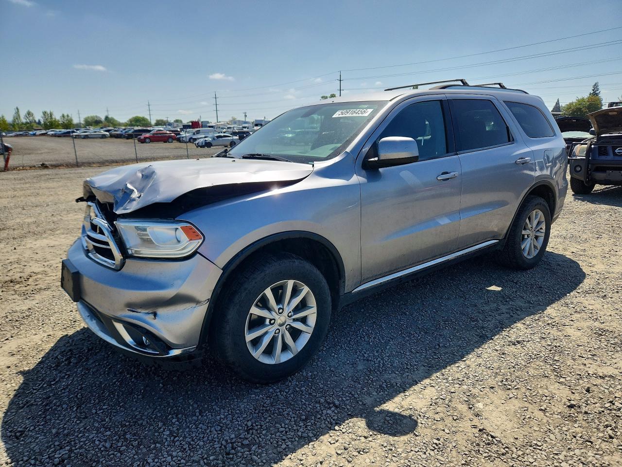 2015 Dodge Durango Sxt Серебряный vin: 1C4RDJAG8FC745972