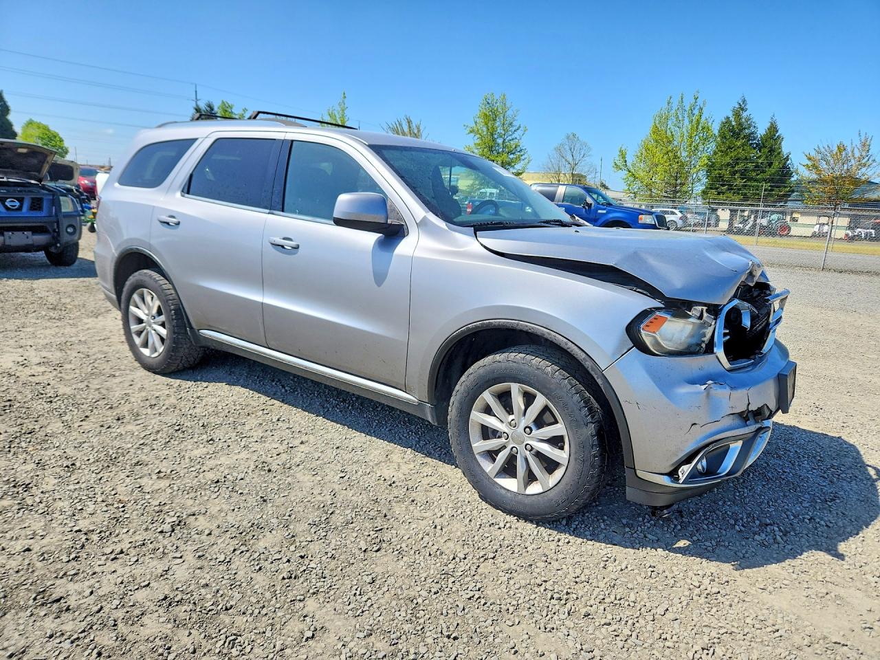 2015 Dodge Durango Sxt Серебряный vin: 1C4RDJAG8FC745972