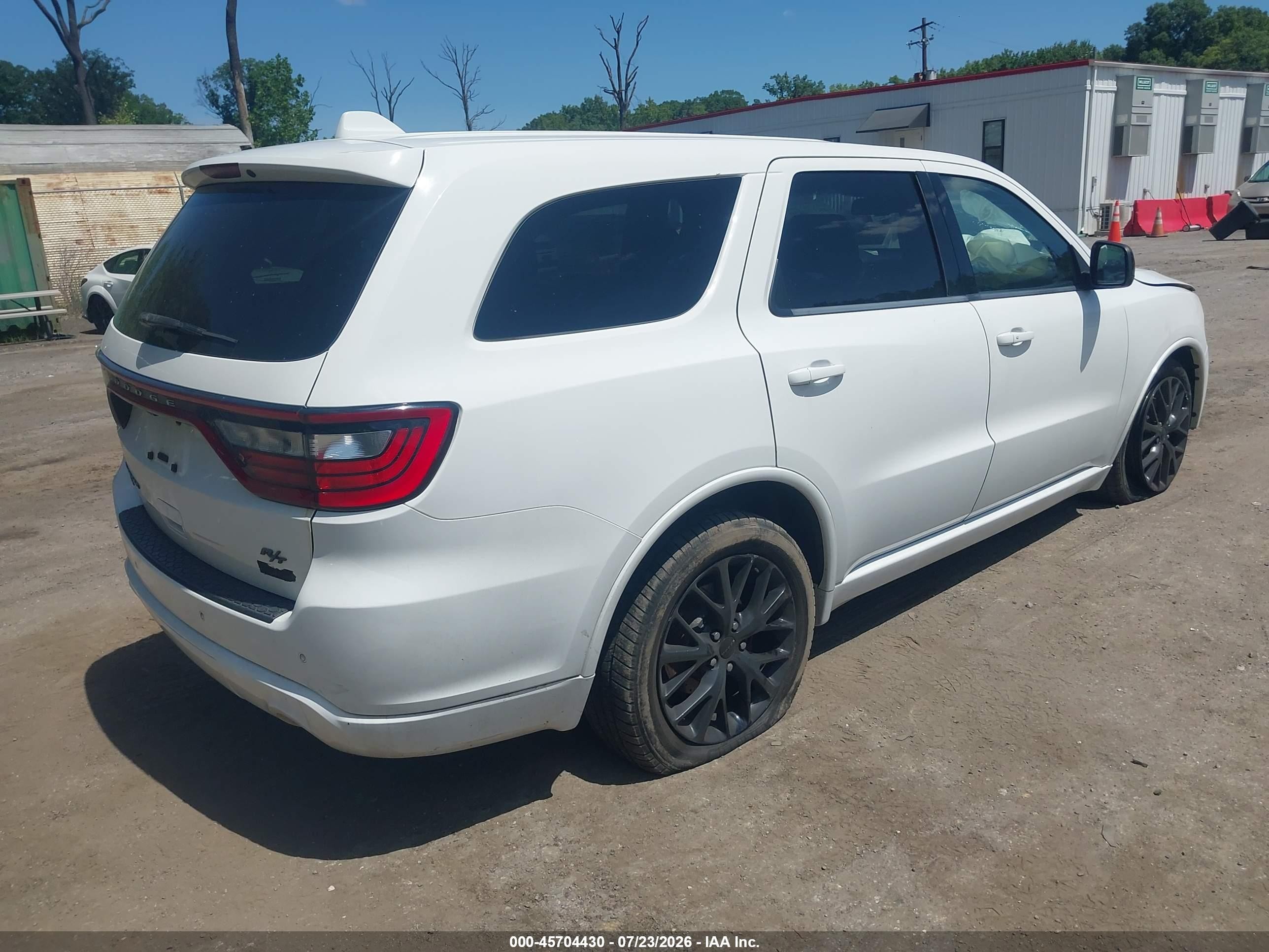 2015 Dodge Durango Sxt White vin: 1C4RDJAG8FC771567