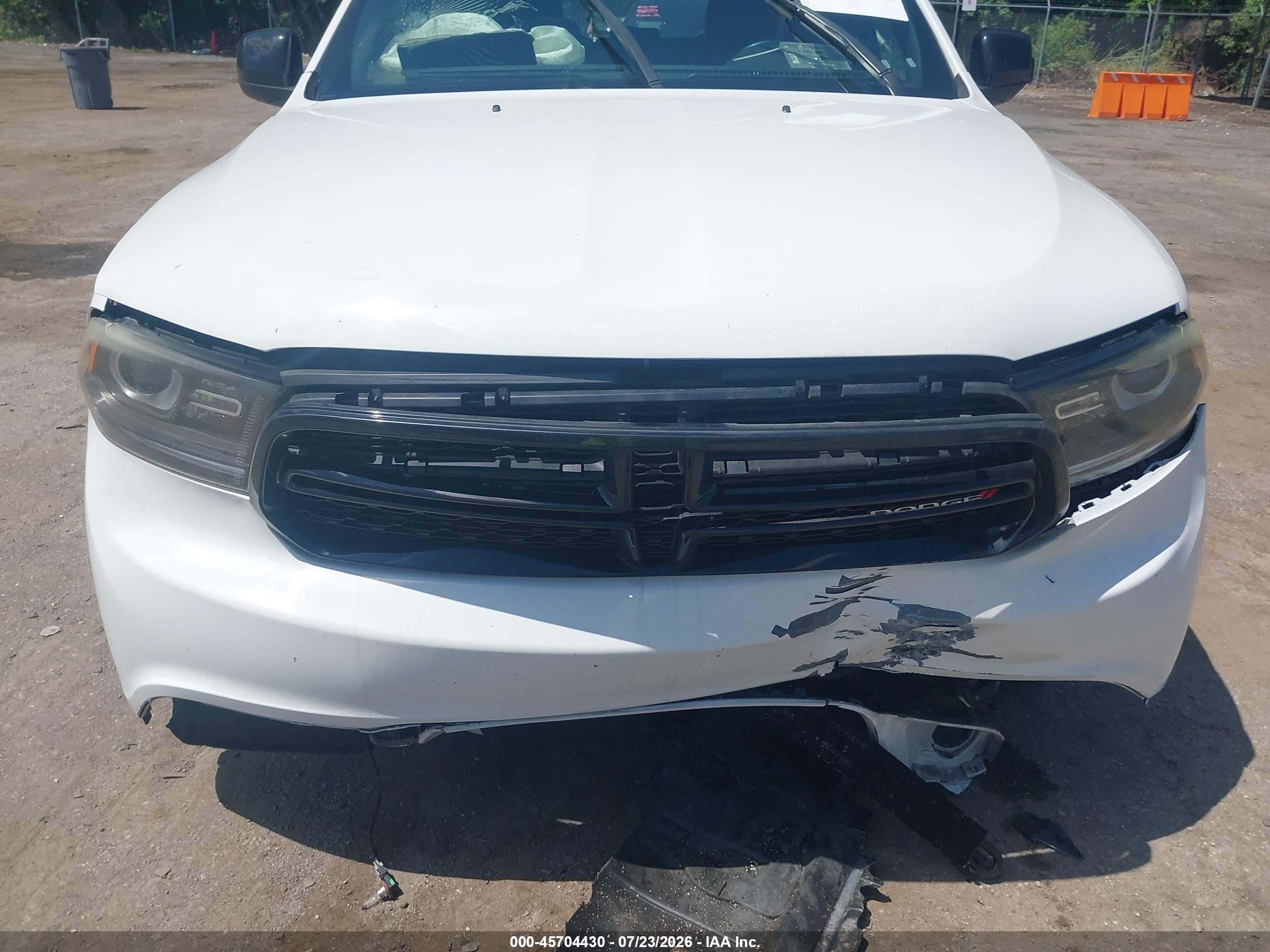 2015 Dodge Durango Sxt White vin: 1C4RDJAG8FC771567