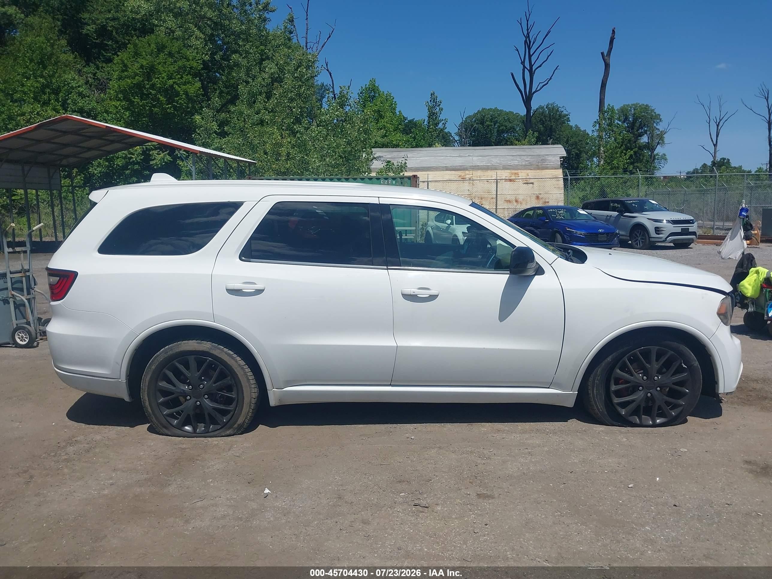 2015 Dodge Durango Sxt White vin: 1C4RDJAG8FC771567