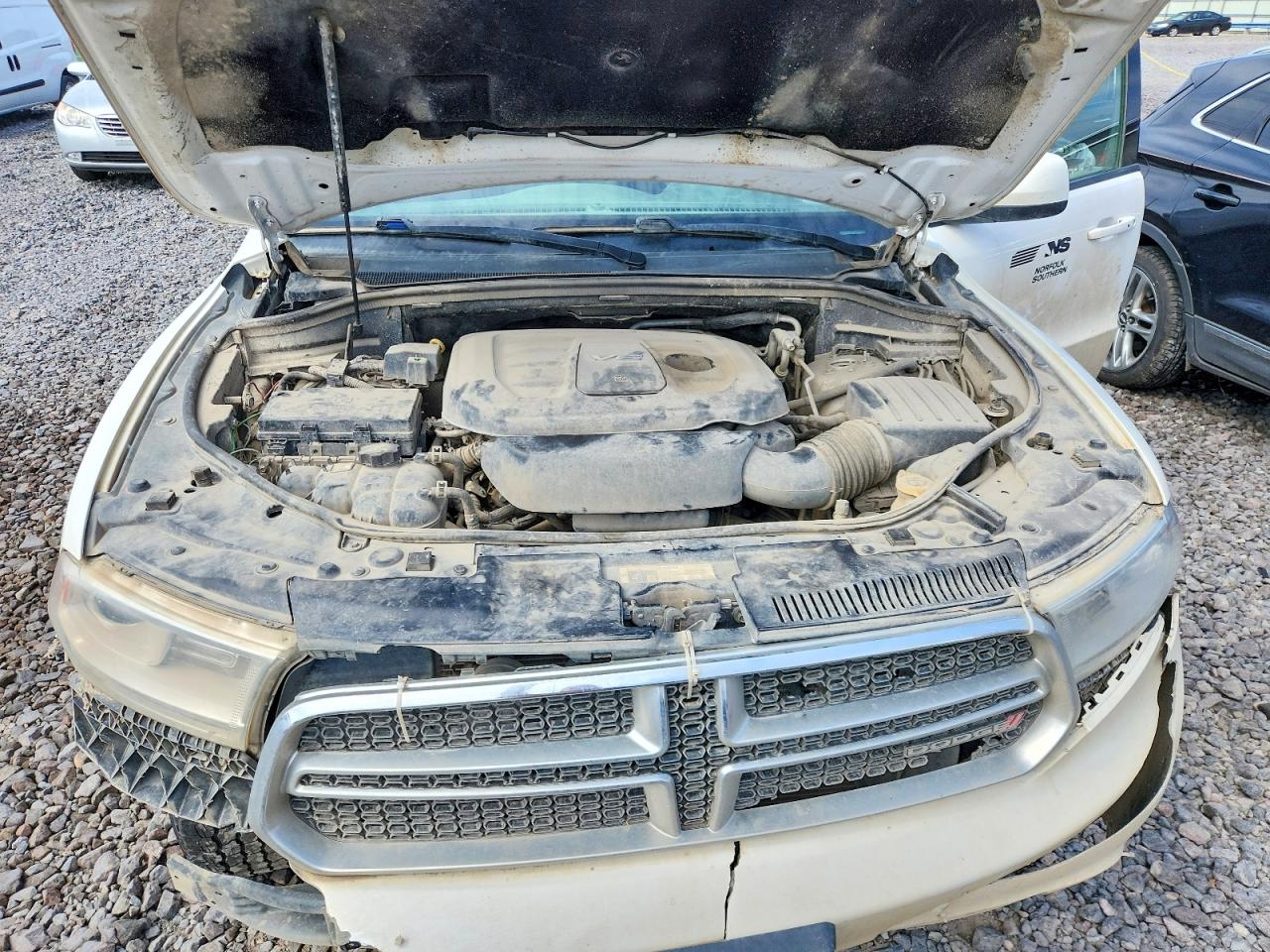 2018 Dodge Durango Sxt White vin: 1C4RDJAG8JC187775