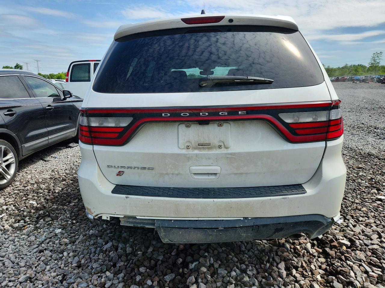 2018 Dodge Durango Sxt White vin: 1C4RDJAG8JC187775