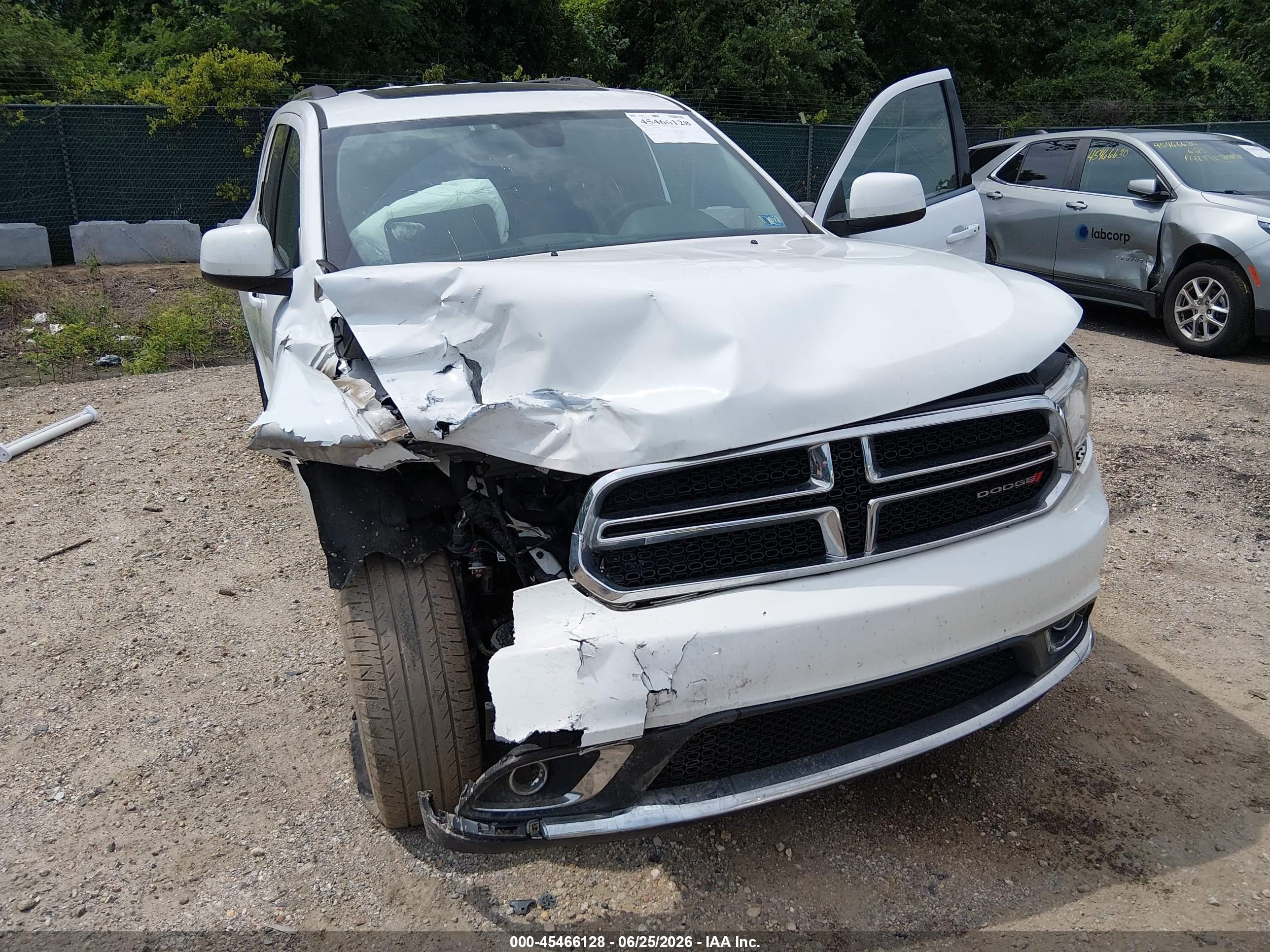 2018 Dodge Durango Sxt Awd White vin: 1C4RDJAG8JC312676