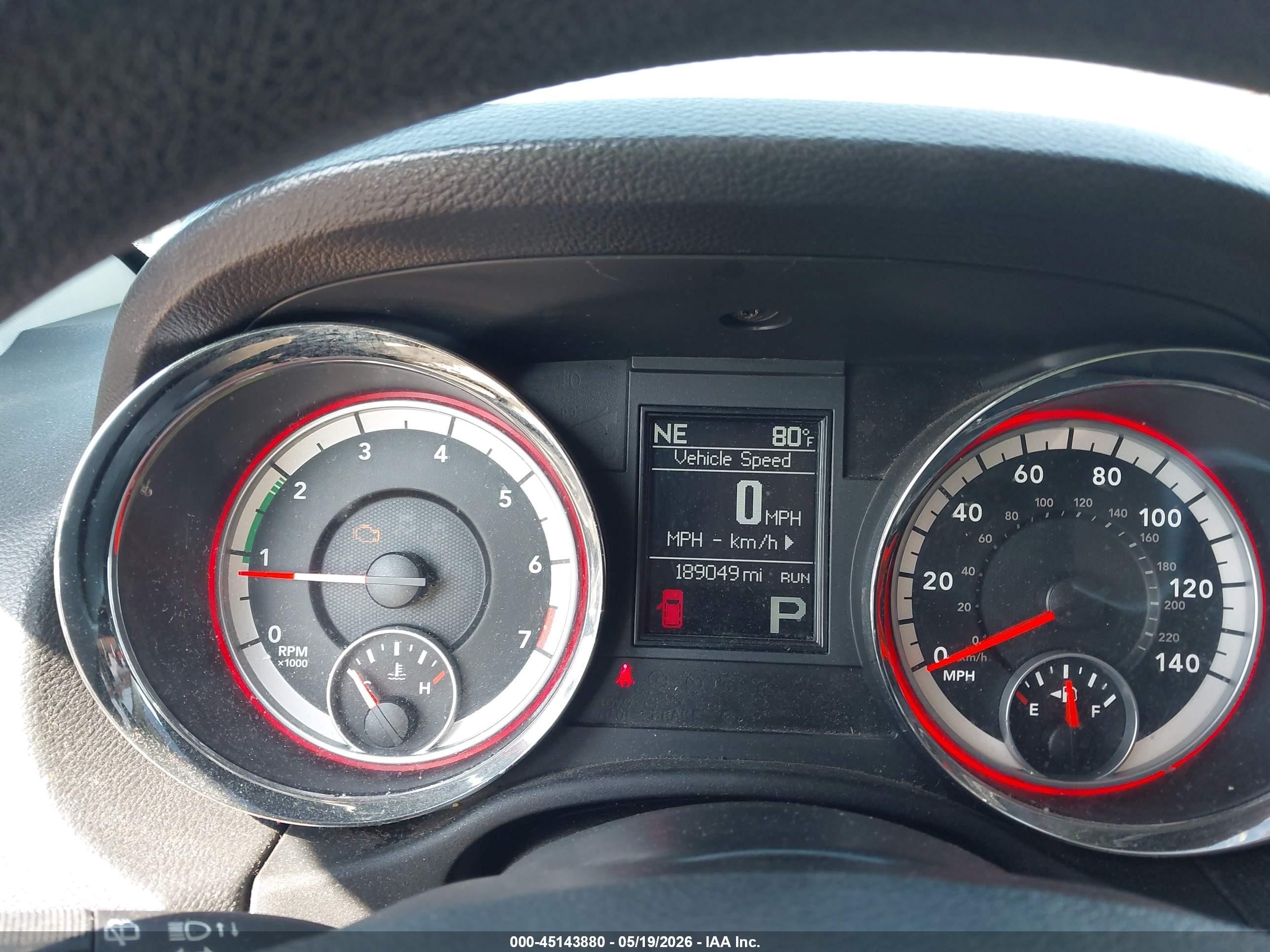 2013 Dodge Durango Sxt White vin: 1C4RDJAG9DC668221