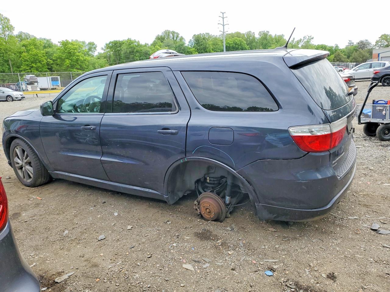 2013 Dodge Durango Sxt Gray vin: 1C4RDJAG9DC682426