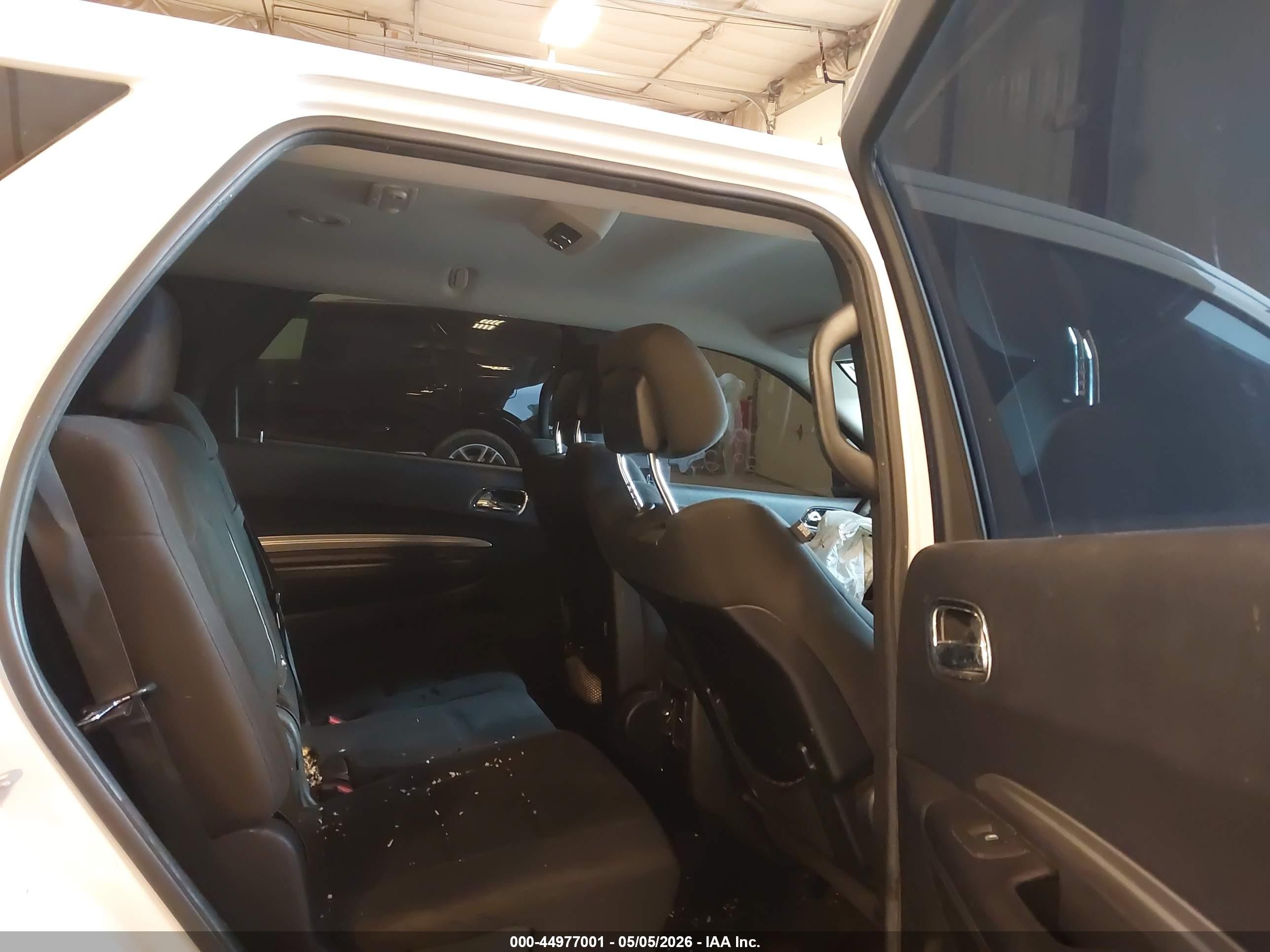 2013 Dodge Durango Sxt White vin: 1C4RDJAG9DC686945