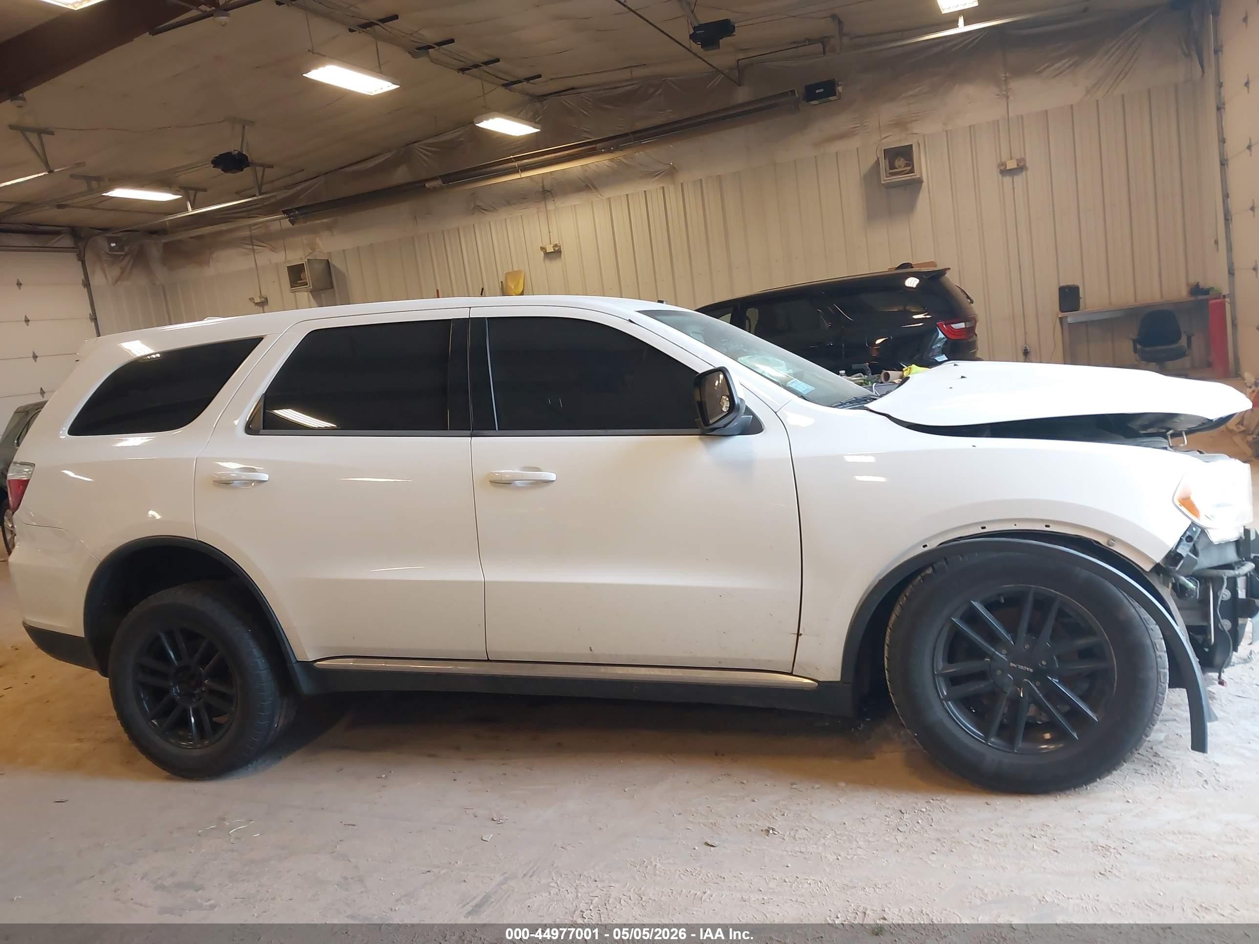 2013 Dodge Durango Sxt White vin: 1C4RDJAG9DC686945