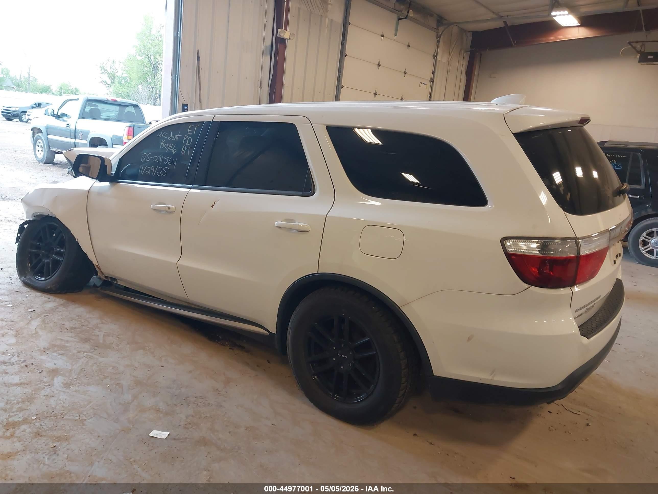 2013 Dodge Durango Sxt White vin: 1C4RDJAG9DC686945