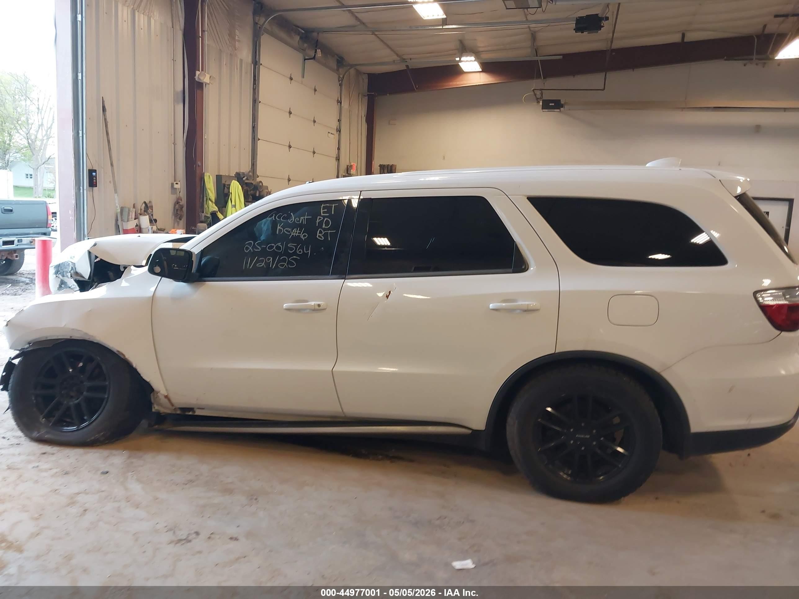 2013 Dodge Durango Sxt White vin: 1C4RDJAG9DC686945