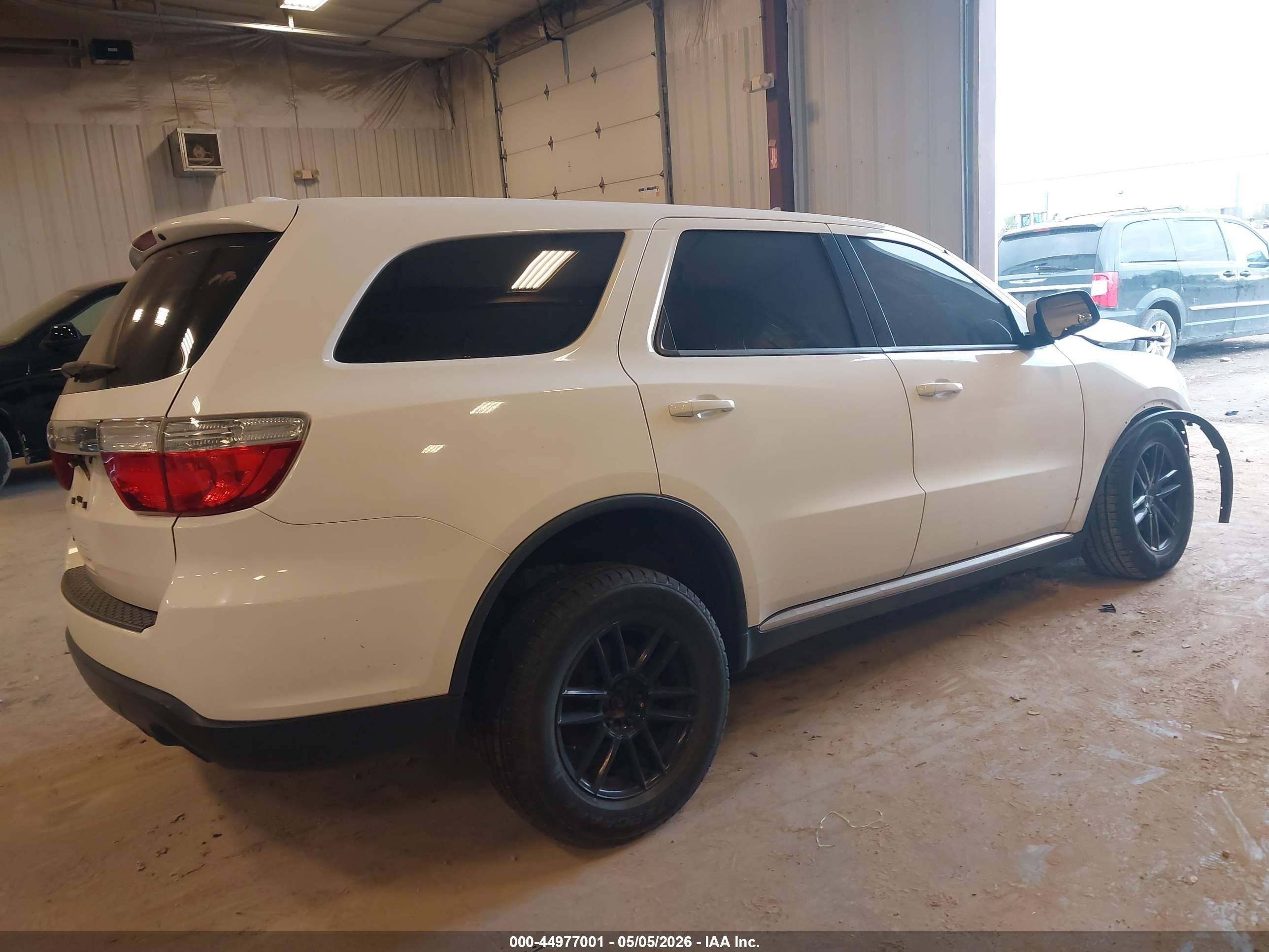 2013 Dodge Durango Sxt White vin: 1C4RDJAG9DC686945