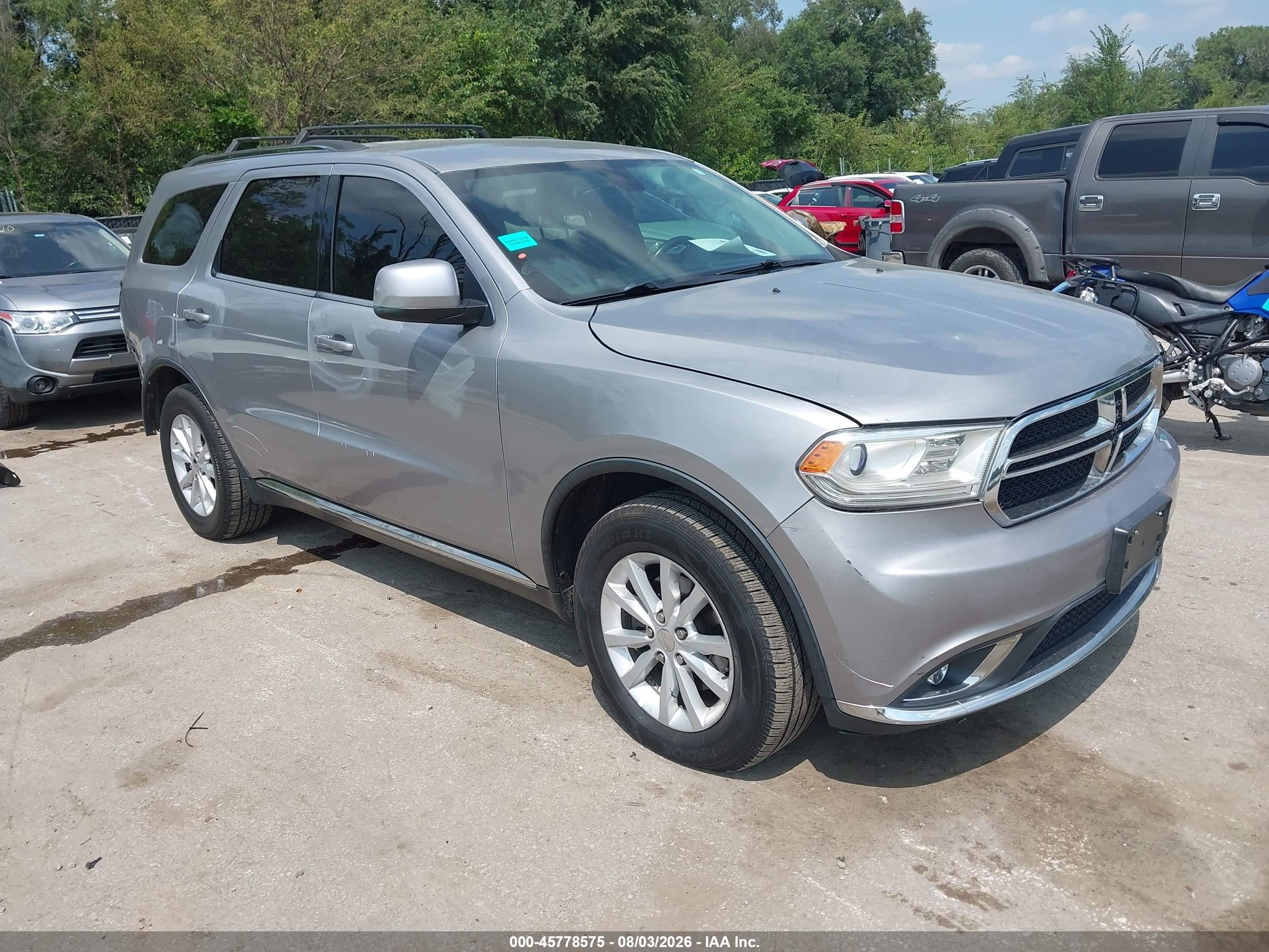 2014 Dodge Durango Sxt Gray vin: 1C4RDJAG9EC370768