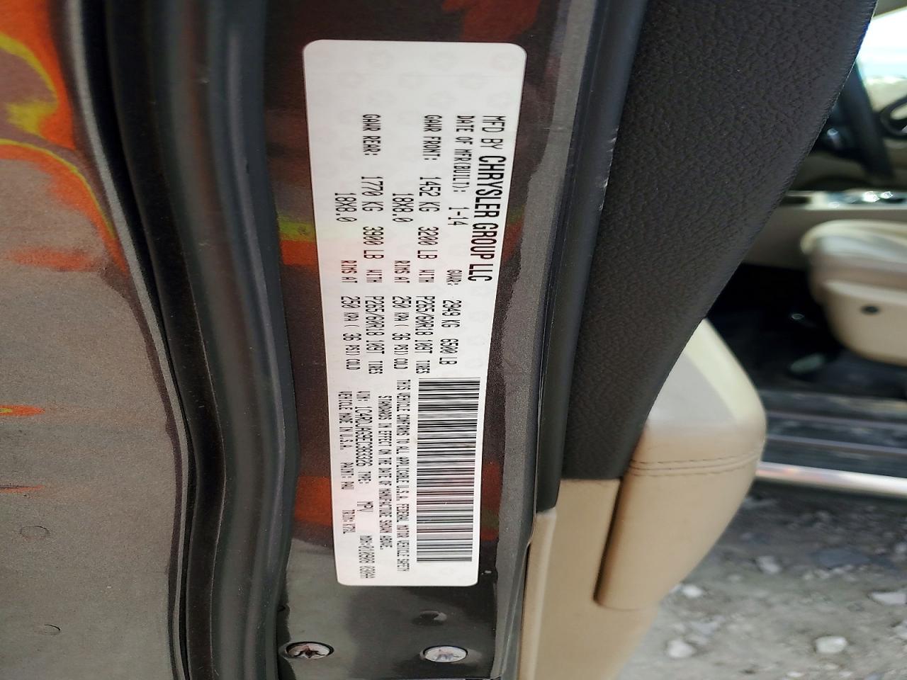 2014 Dodge Durango Sxt Gray vin: 1C4RDJAG9EC383326