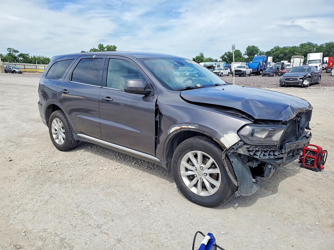 2014 Dodge Durango Sxt Gray vin: 1C4RDJAG9EC383326