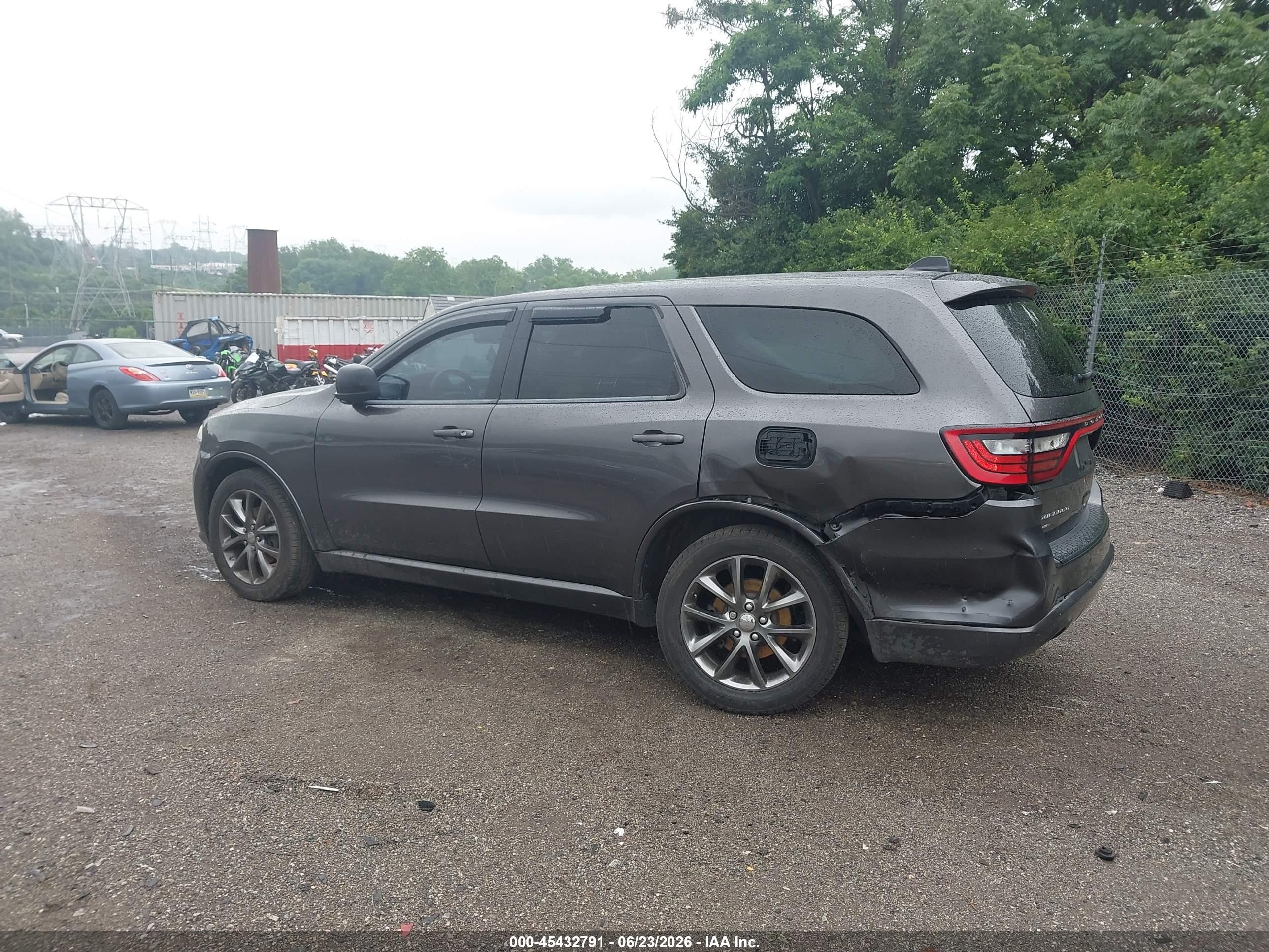2014 Dodge Durango Sxt Gray vin: 1C4RDJAG9EC495320