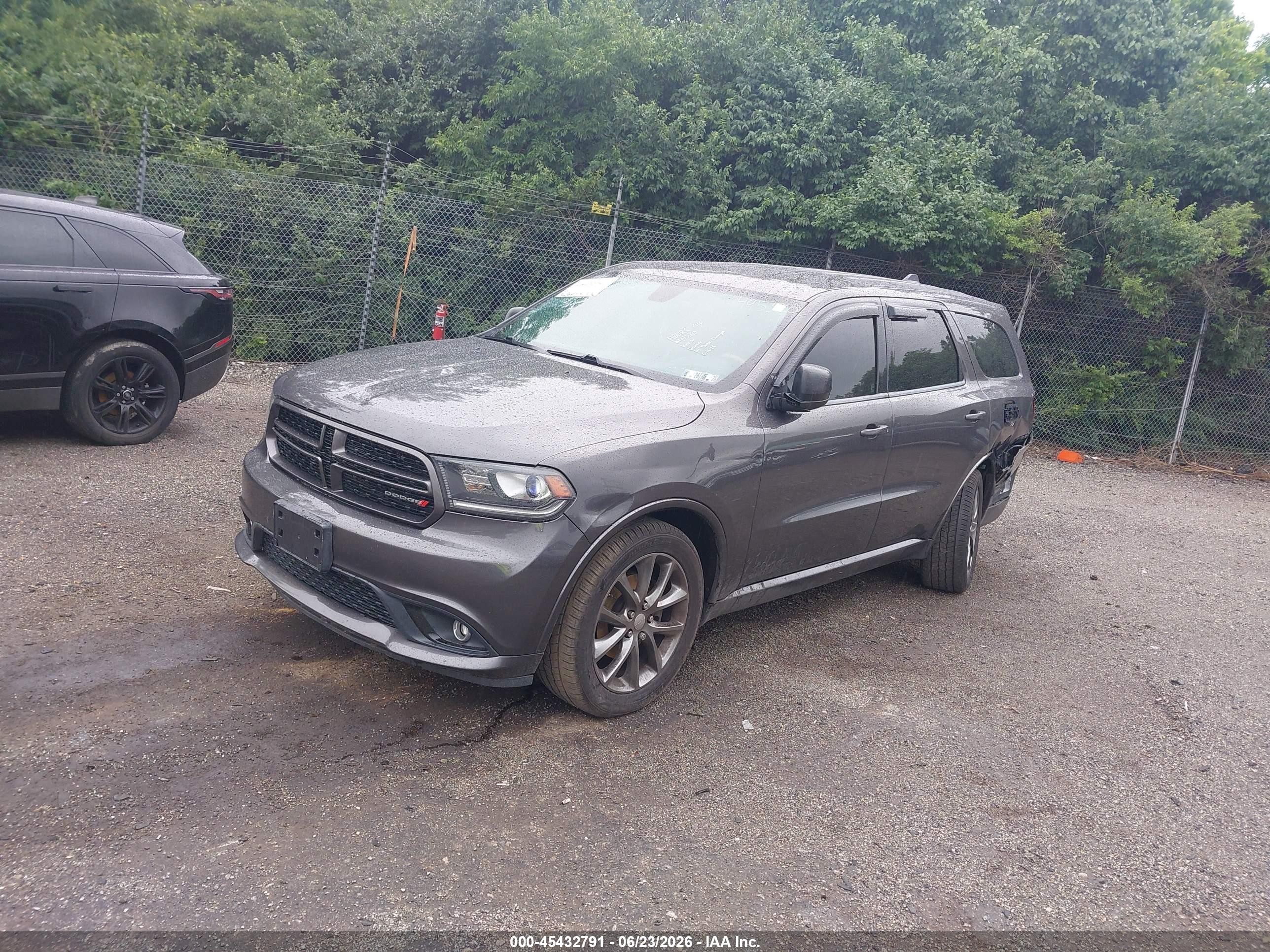 2014 Dodge Durango Sxt Gray vin: 1C4RDJAG9EC495320
