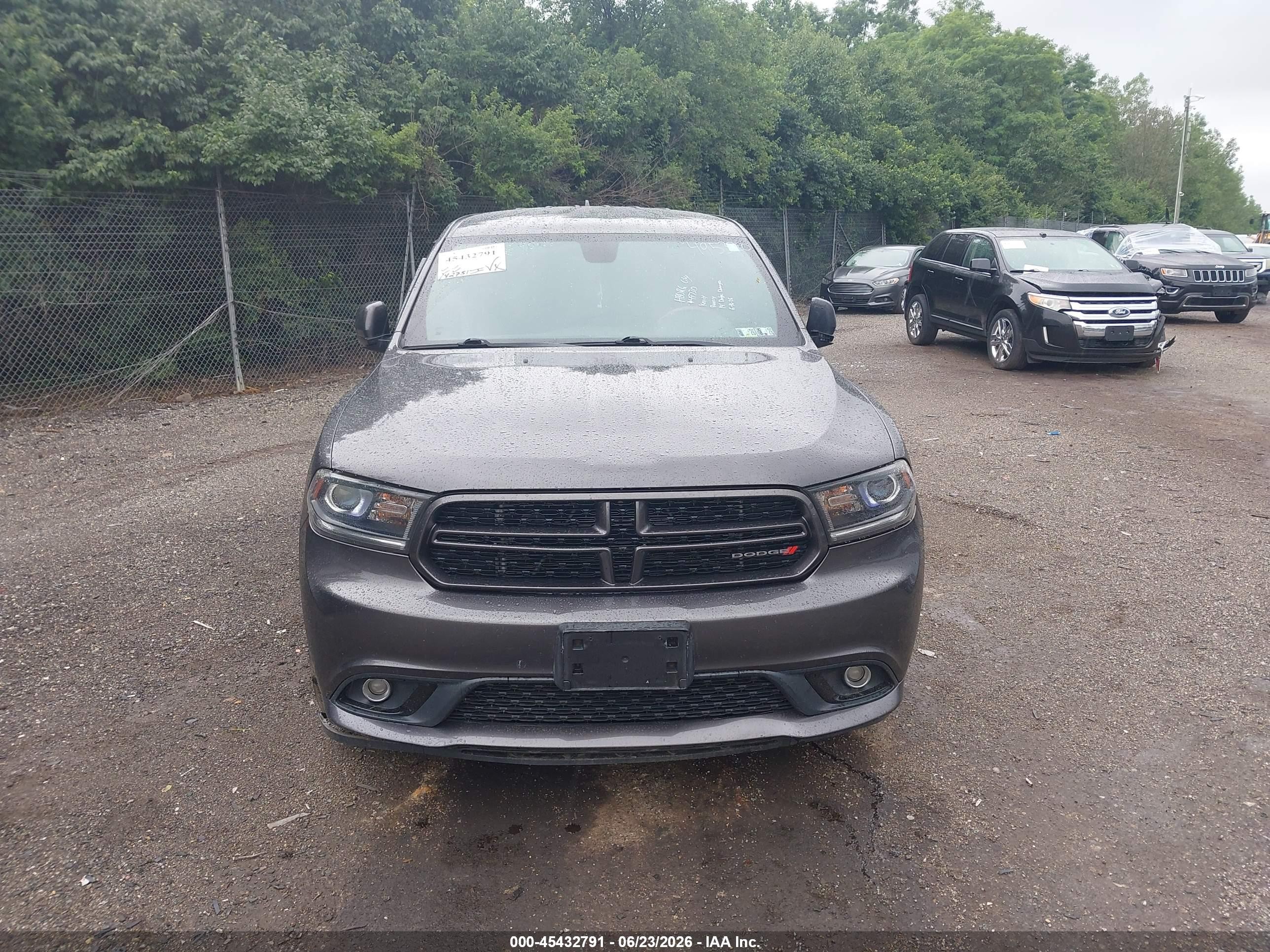 2014 Dodge Durango Sxt Gray vin: 1C4RDJAG9EC495320