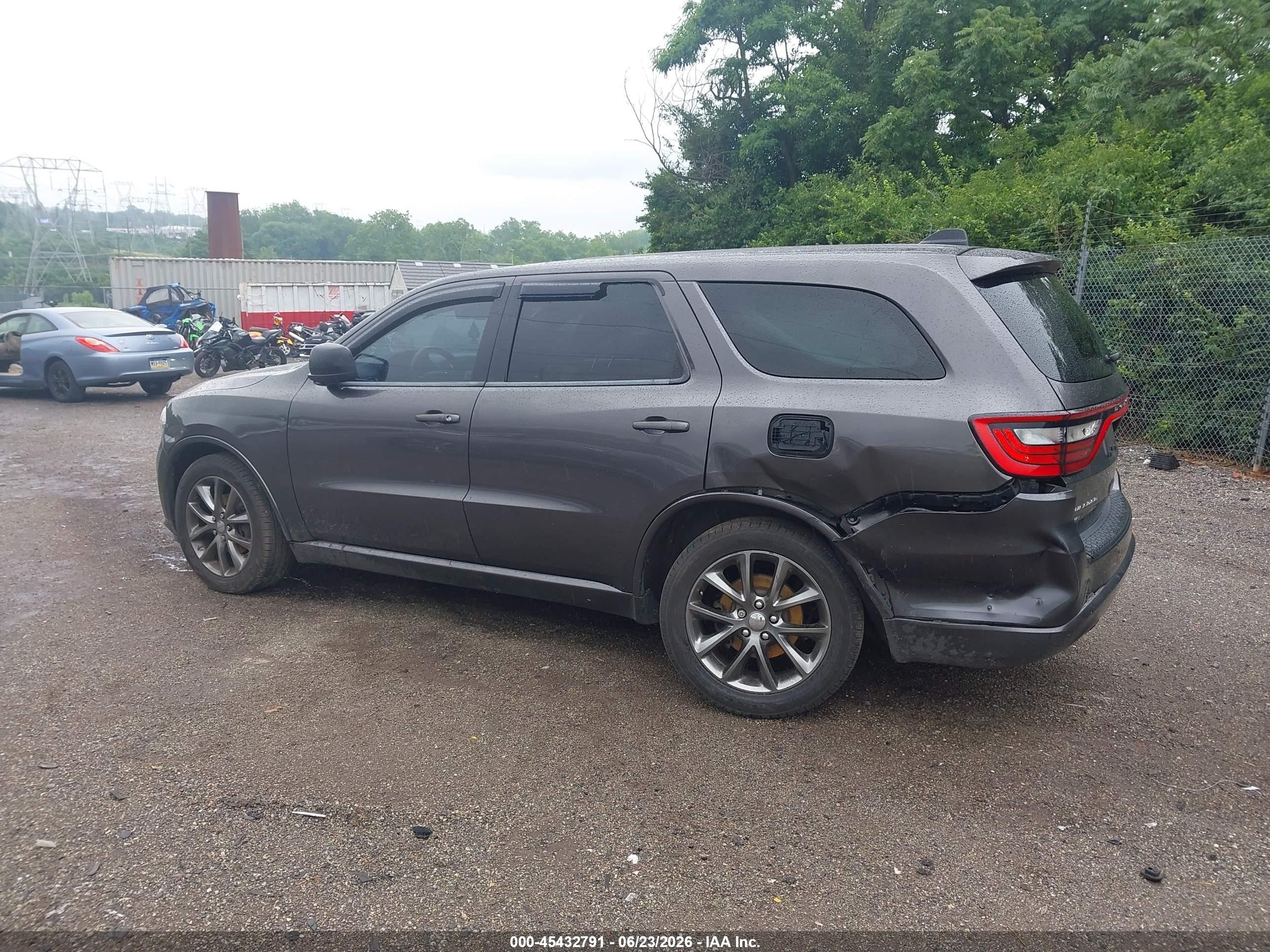 2014 Dodge Durango Sxt Gray vin: 1C4RDJAG9EC495320