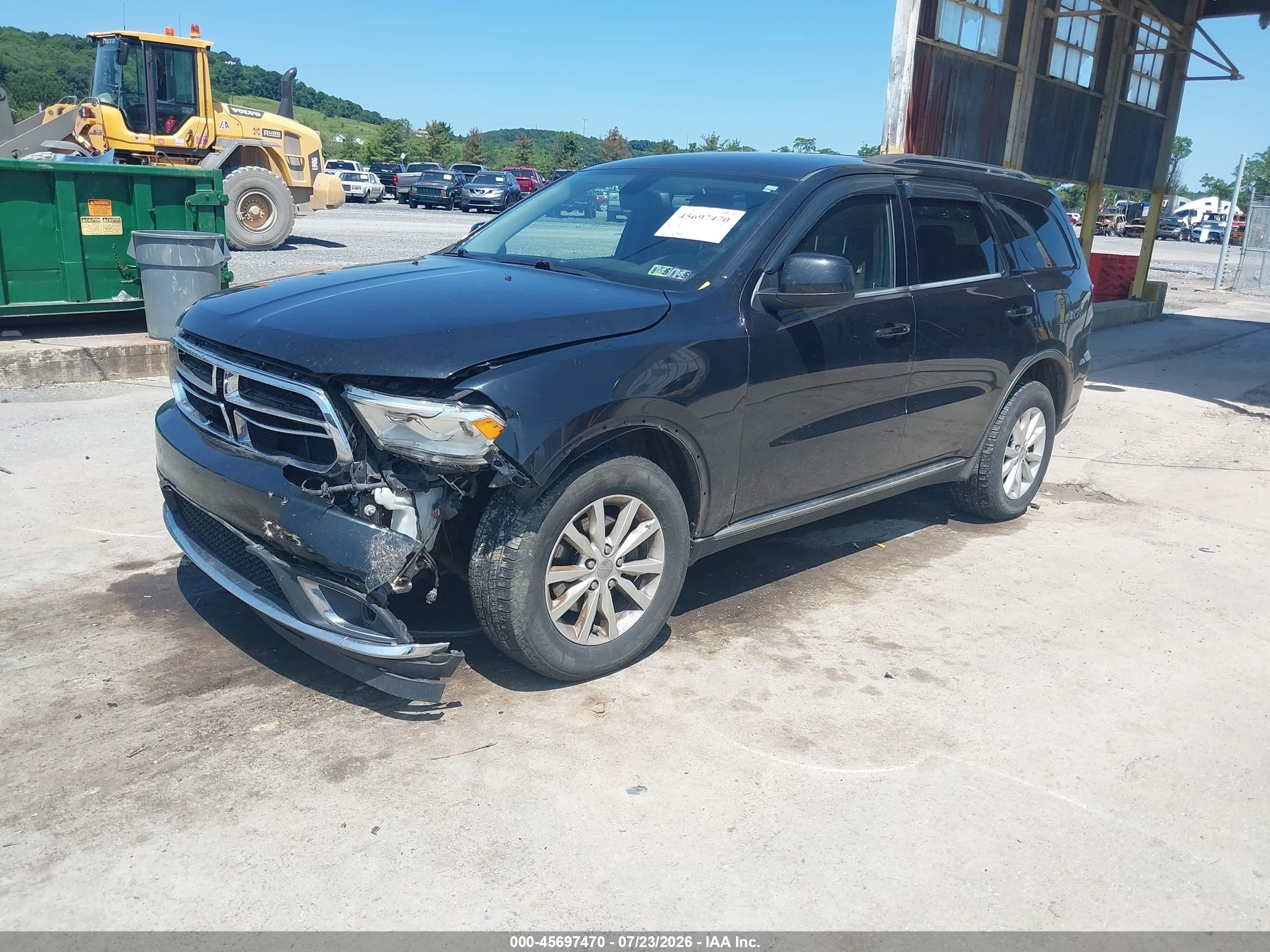 2014 Dodge Durango Sxt Черный vin: 1C4RDJAG9EC532530