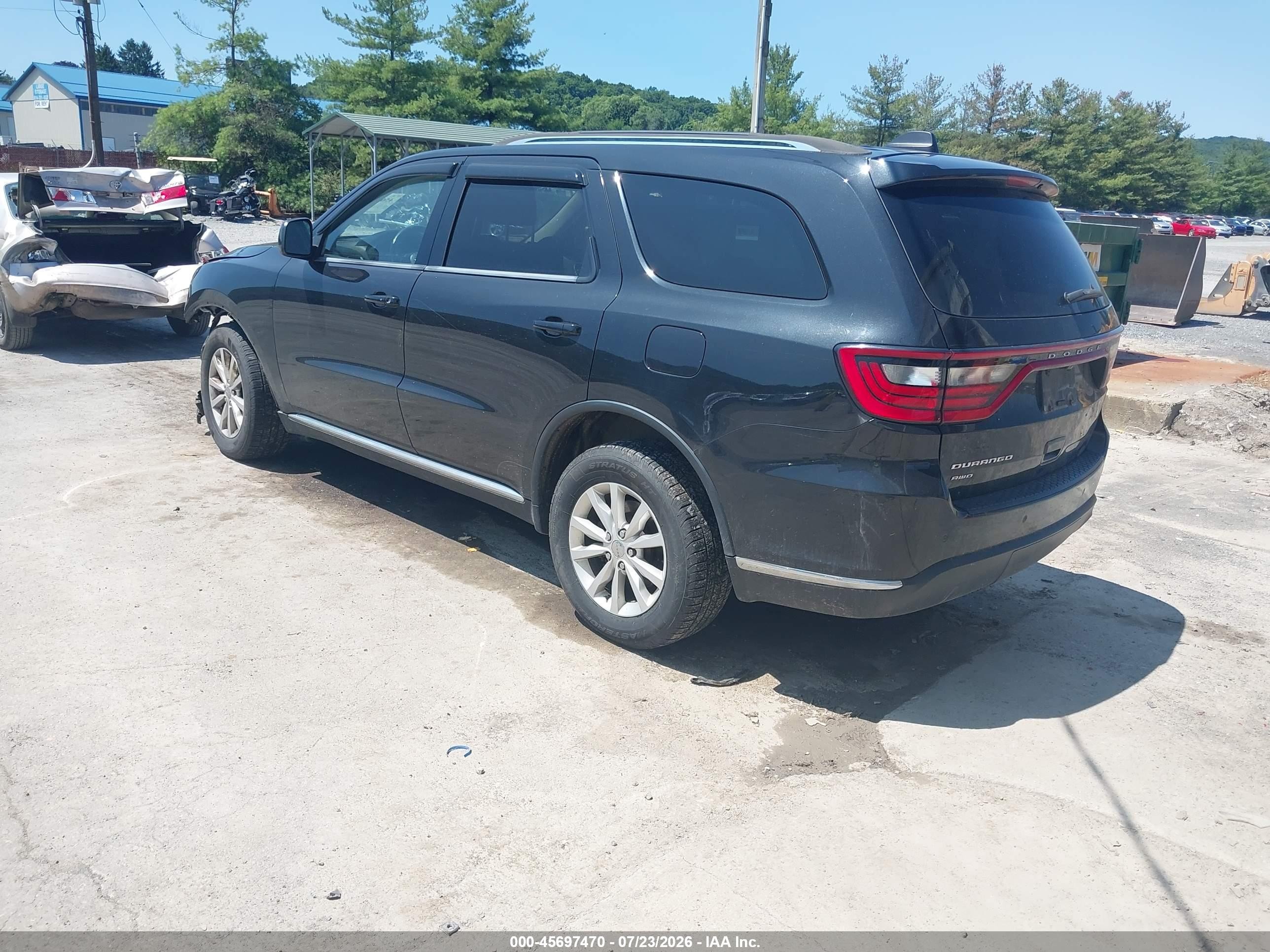 2014 Dodge Durango Sxt Черный vin: 1C4RDJAG9EC532530