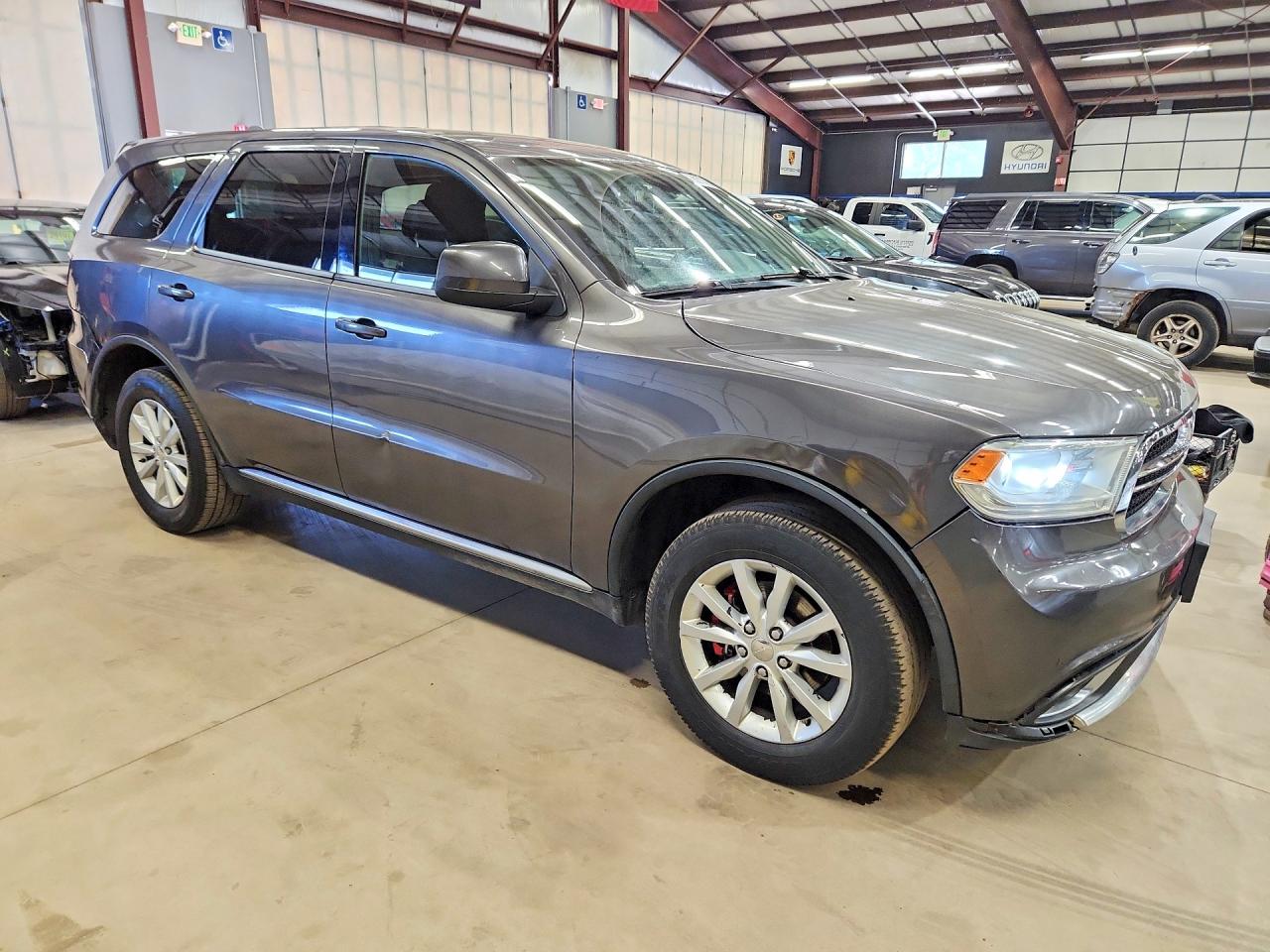 2014 Dodge Durango Sxt Gray vin: 1C4RDJAG9EC596874