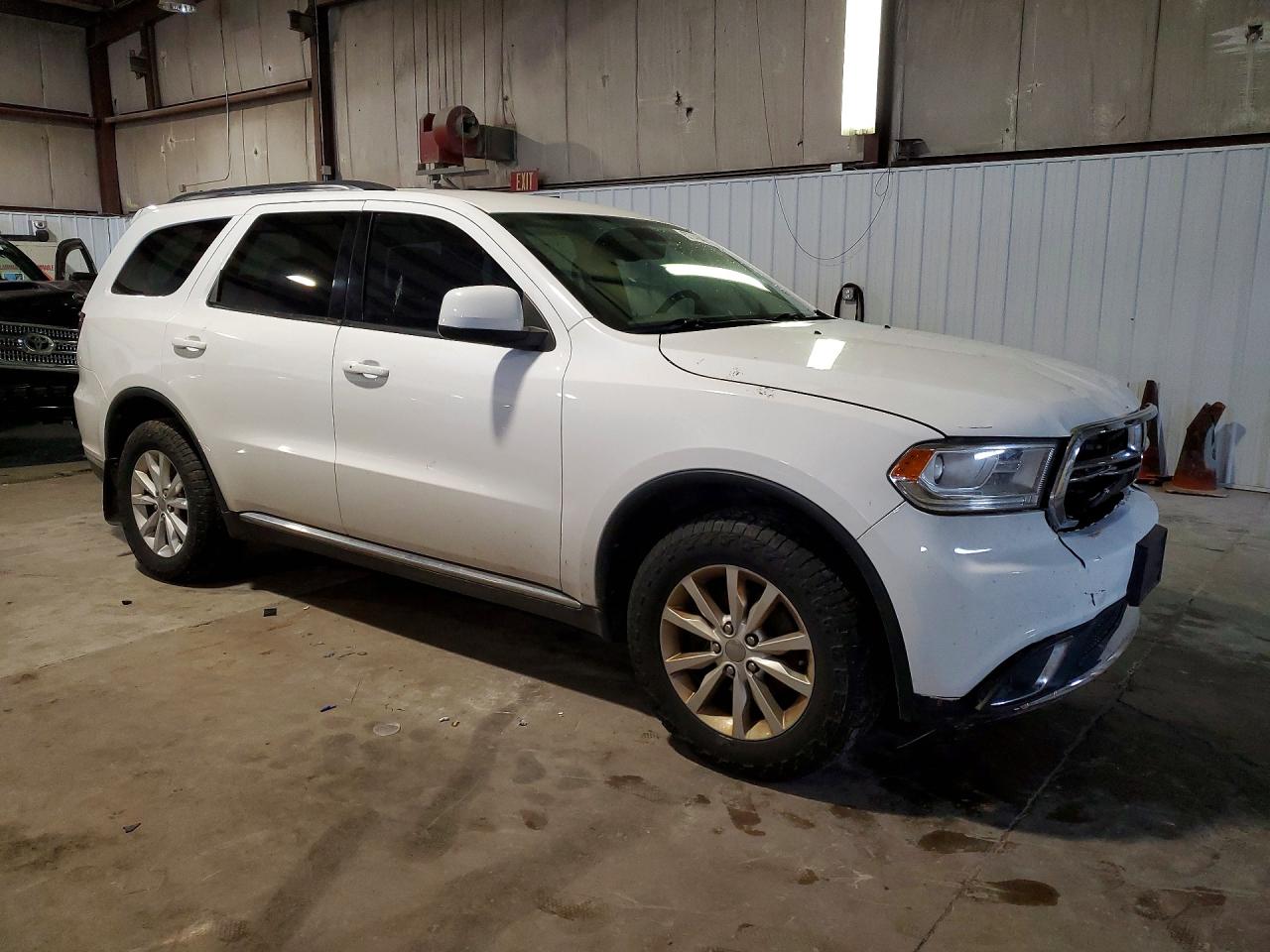 2015 Dodge Durango Sxt White vin: 1C4RDJAG9FC695602