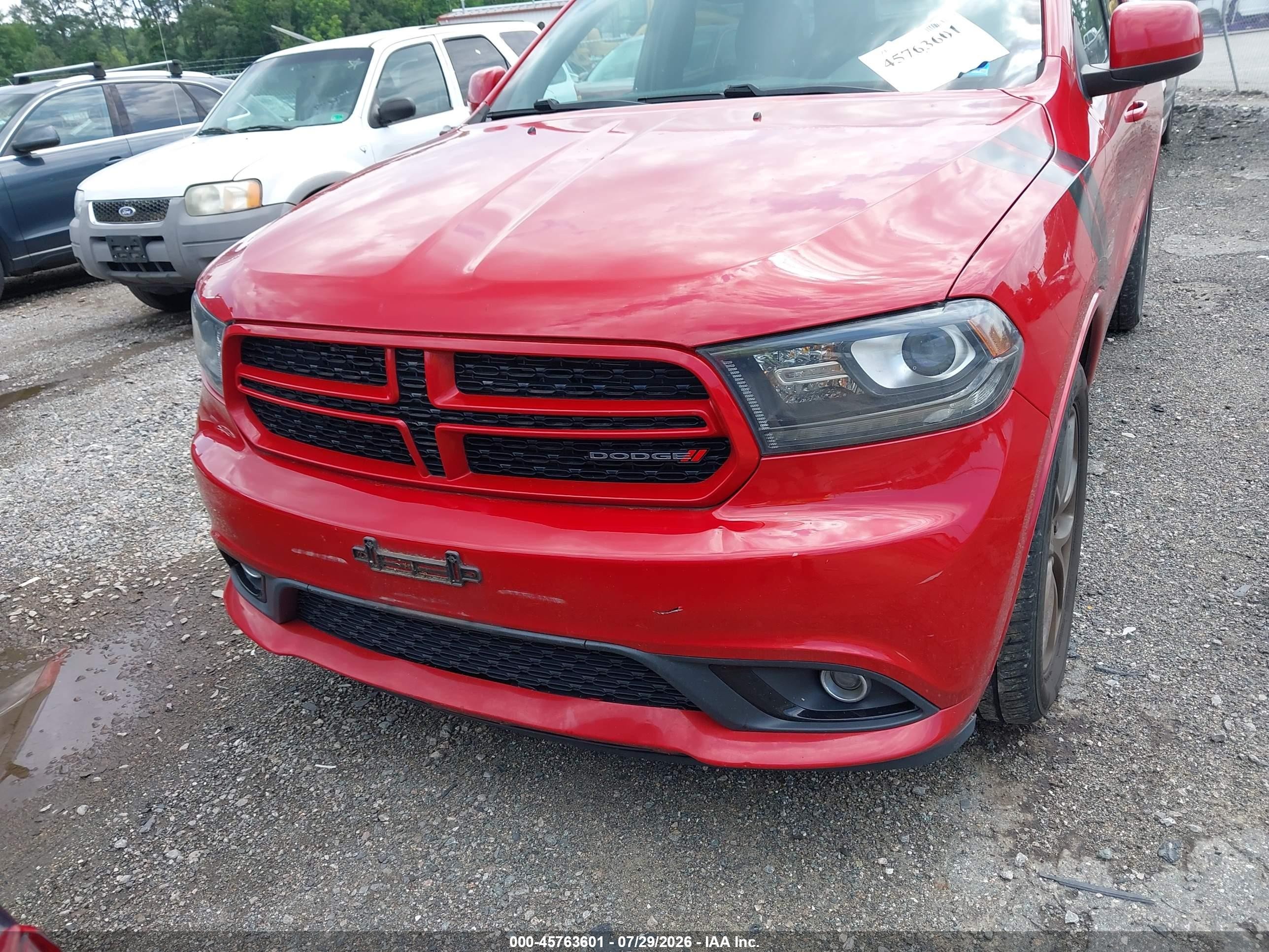 2015 Dodge Durango Sxt Red vin: 1C4RDJAG9FC703049