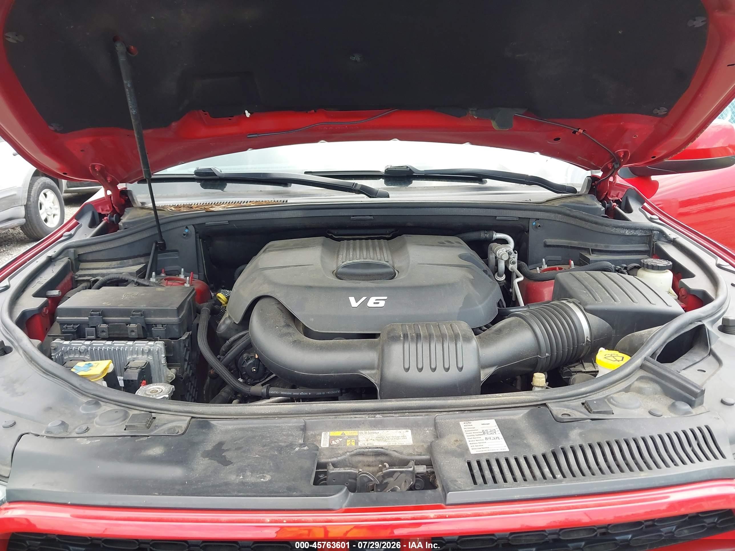 2015 Dodge Durango Sxt Red vin: 1C4RDJAG9FC703049