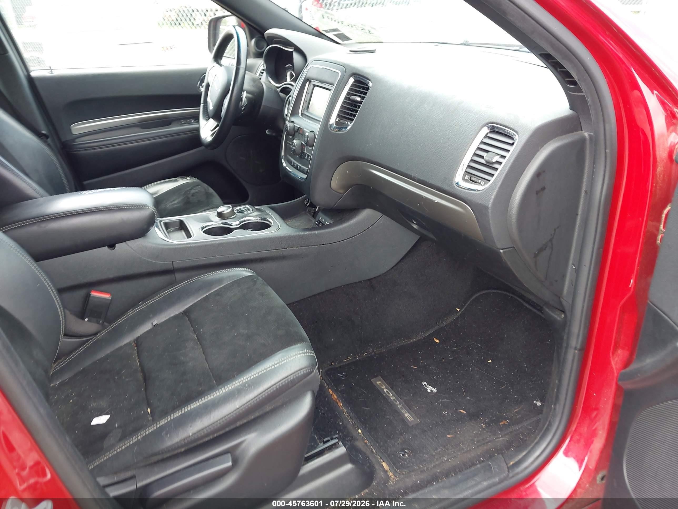 2015 Dodge Durango Sxt Red vin: 1C4RDJAG9FC703049