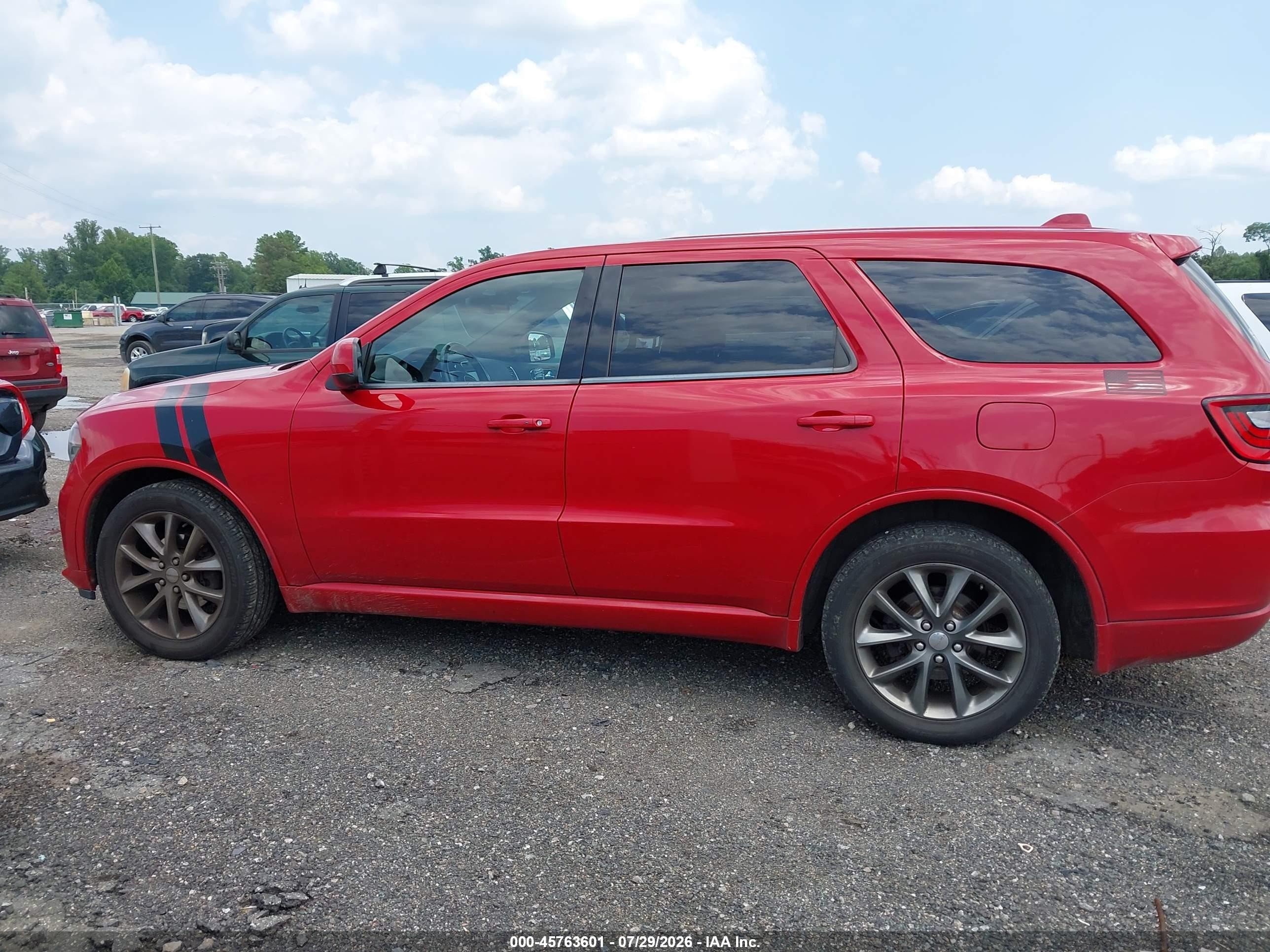 2015 Dodge Durango Sxt Red vin: 1C4RDJAG9FC703049