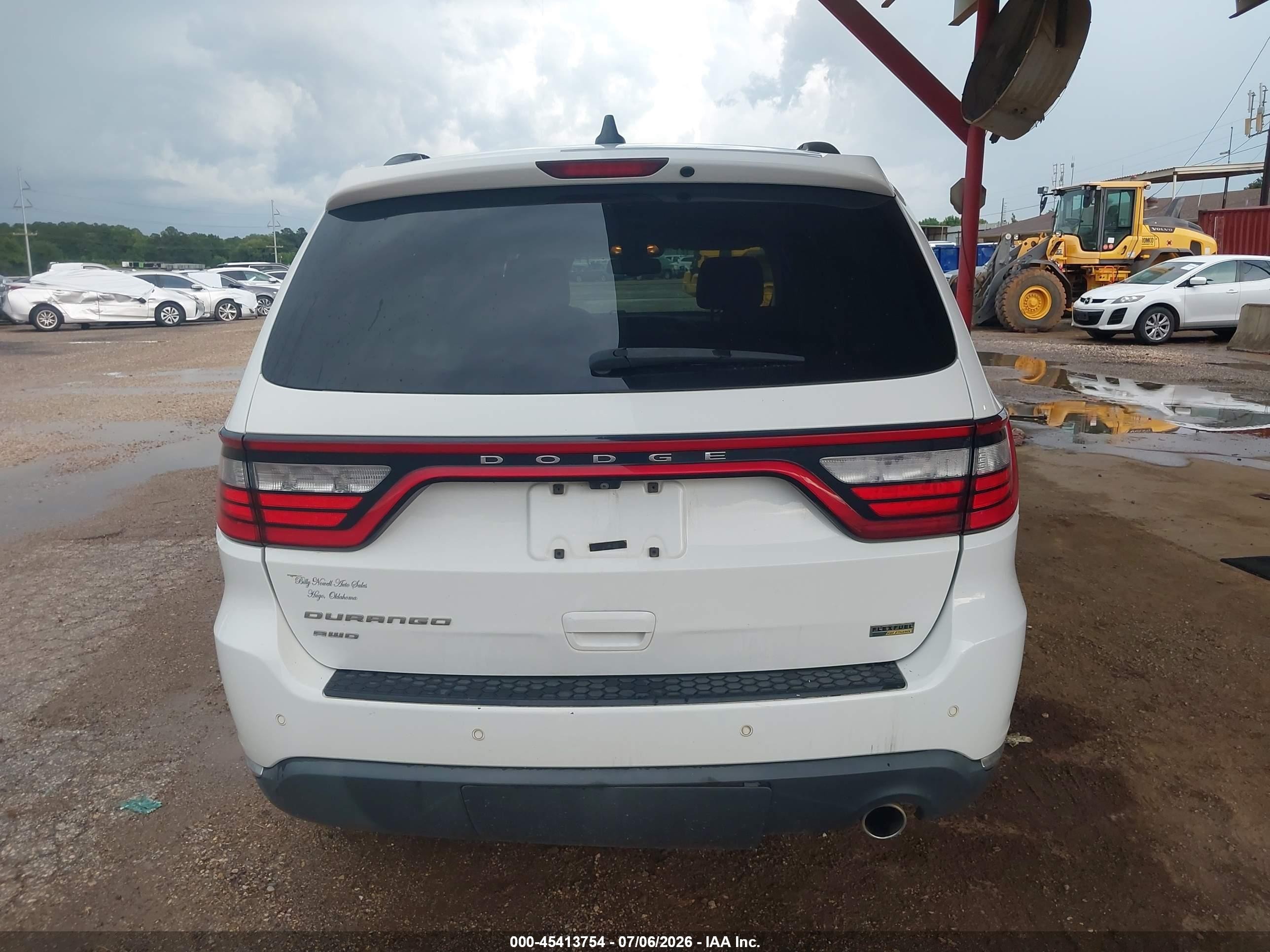 2015 Dodge Durango Sxt White vin: 1C4RDJAG9FC737508