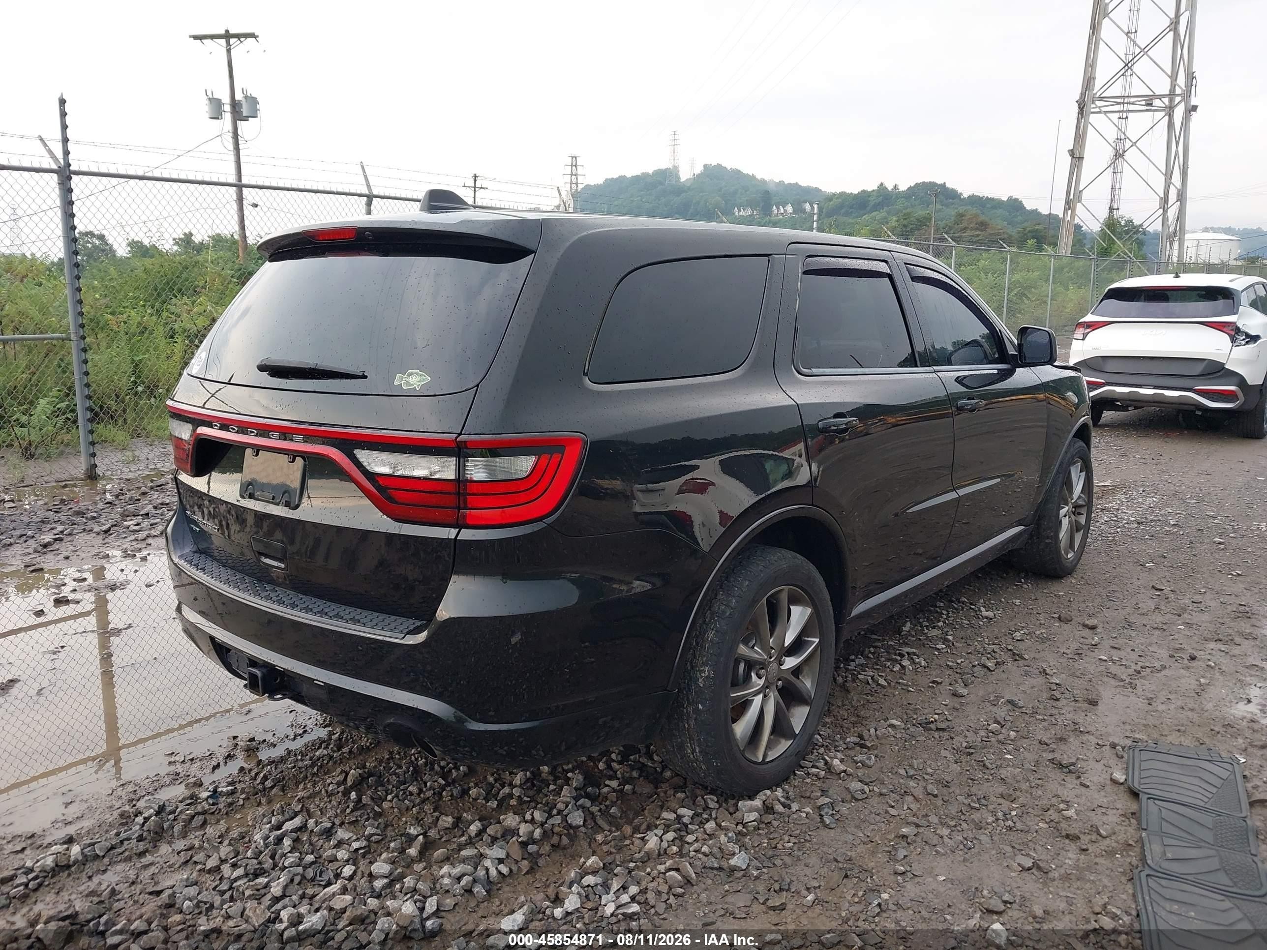 2015 Dodge Durango Sxt Black vin: 1C4RDJAG9FC880670