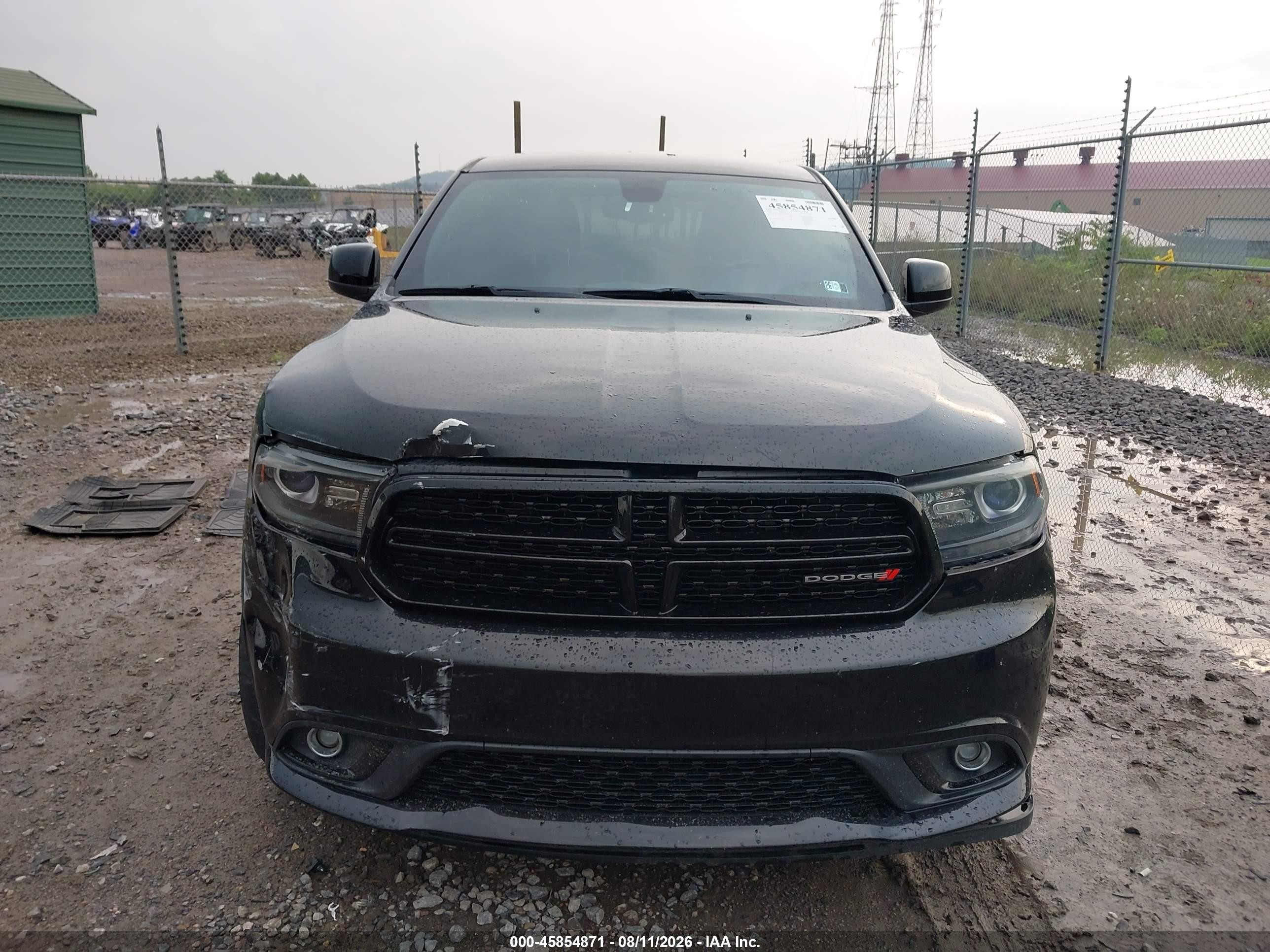 2015 Dodge Durango Sxt Black vin: 1C4RDJAG9FC880670