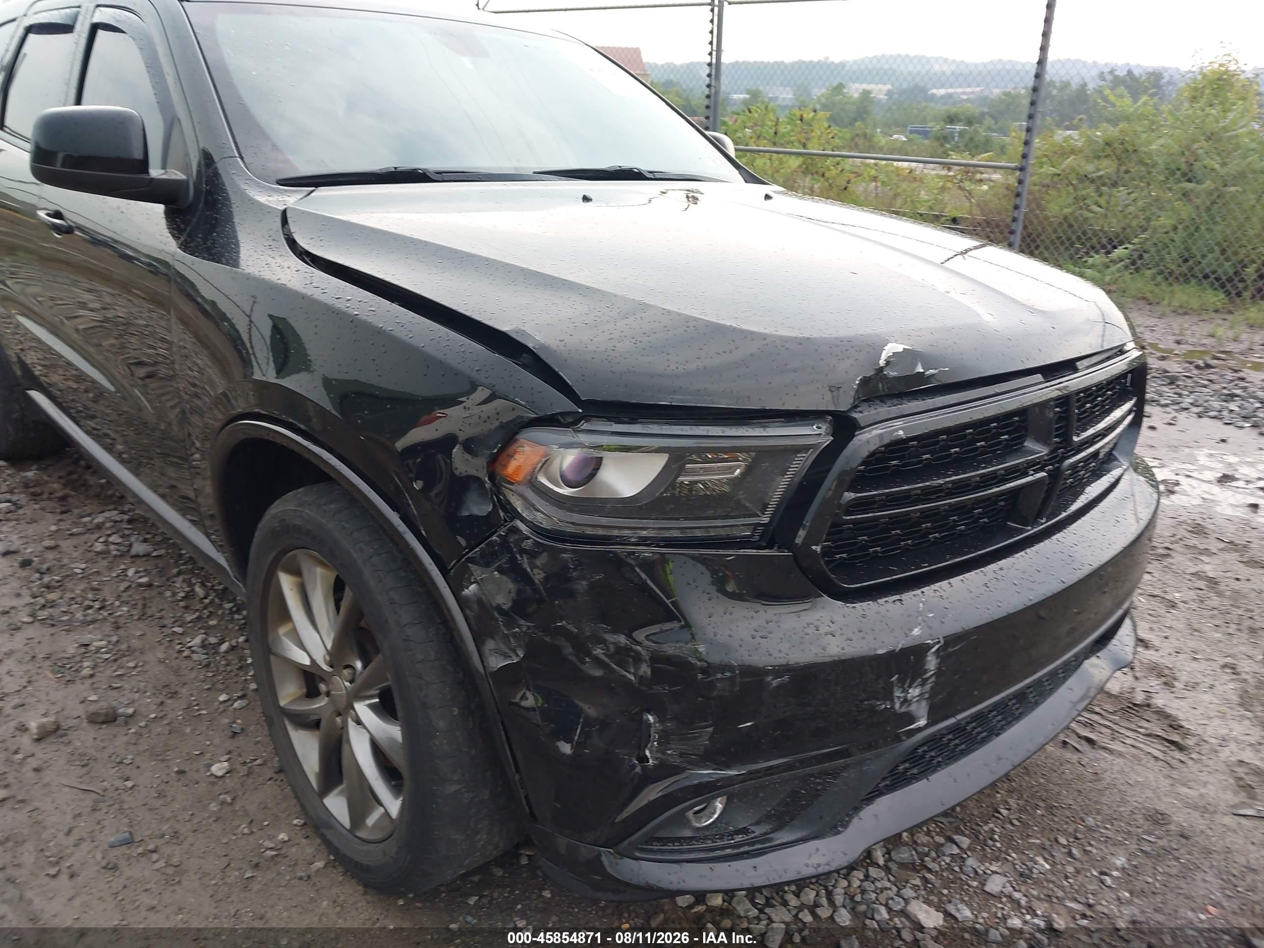 2015 Dodge Durango Sxt Black vin: 1C4RDJAG9FC880670
