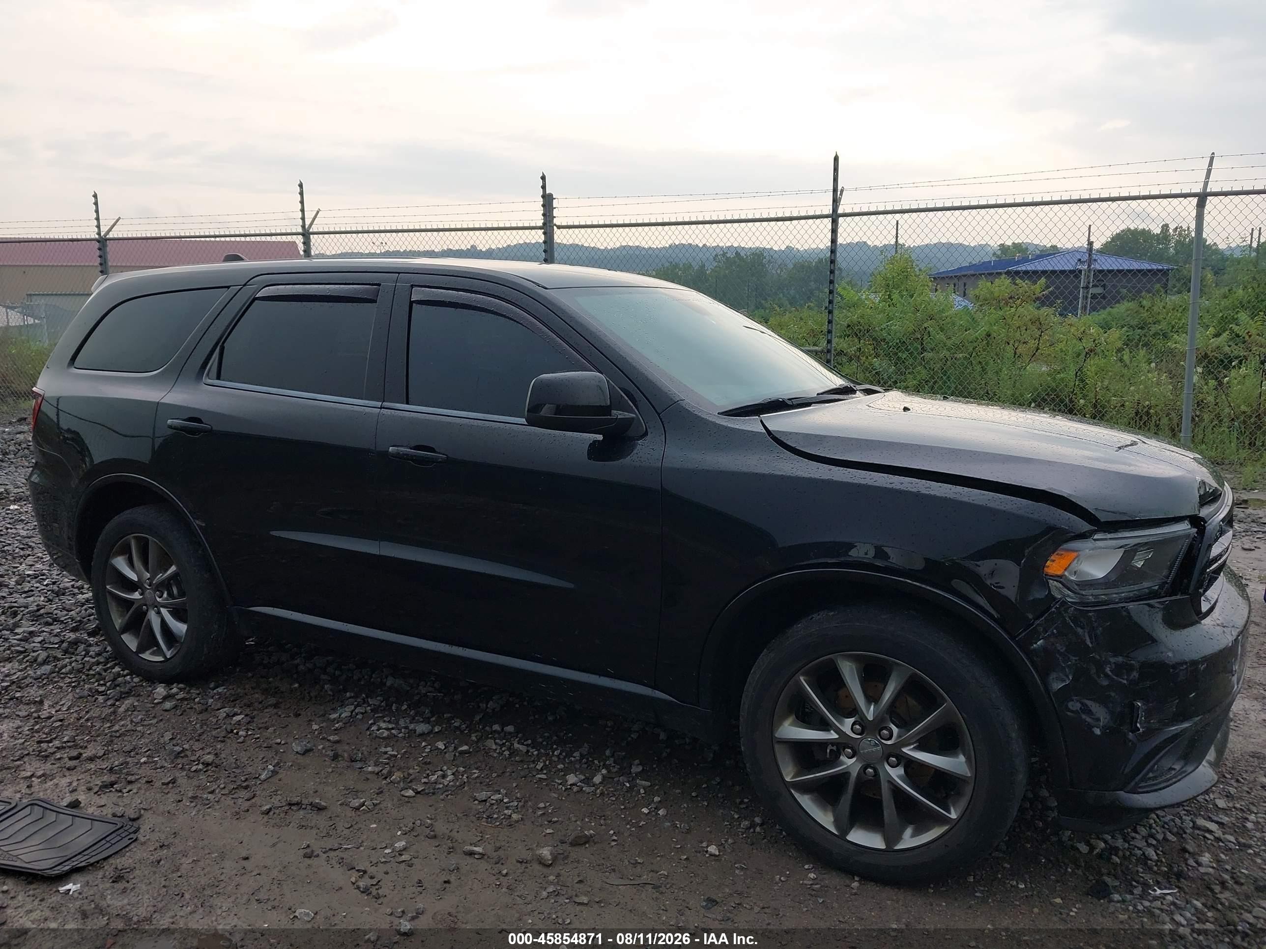 2015 Dodge Durango Sxt Black vin: 1C4RDJAG9FC880670