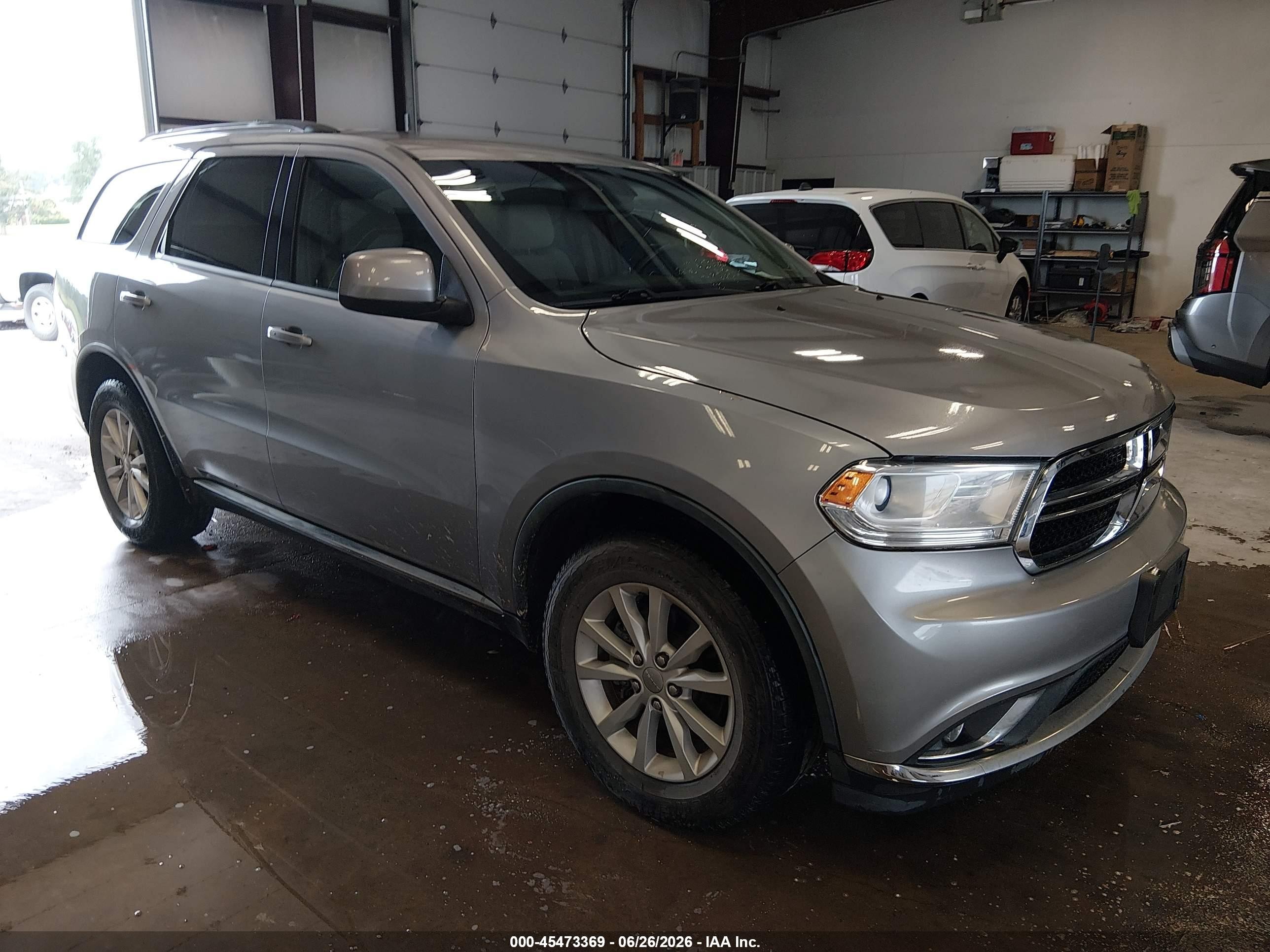 2015 Dodge Durango Sxt Серебряный vin: 1C4RDJAG9FC938129