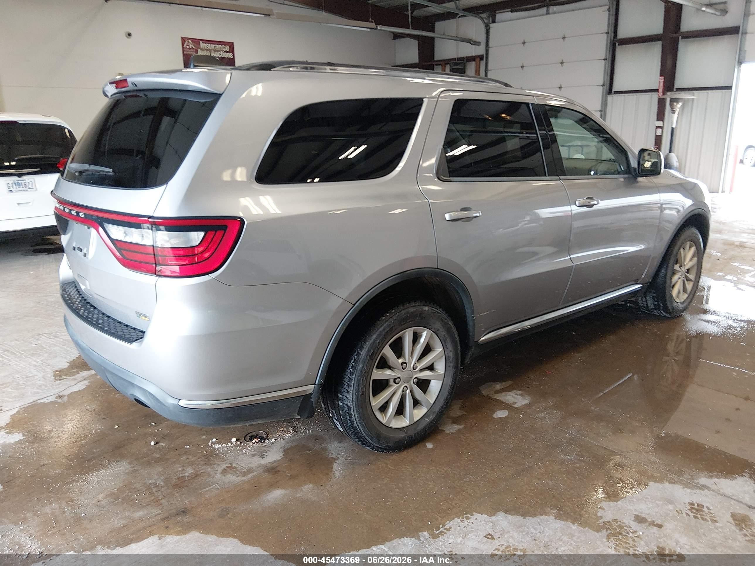 2015 Dodge Durango Sxt Серебряный vin: 1C4RDJAG9FC938129